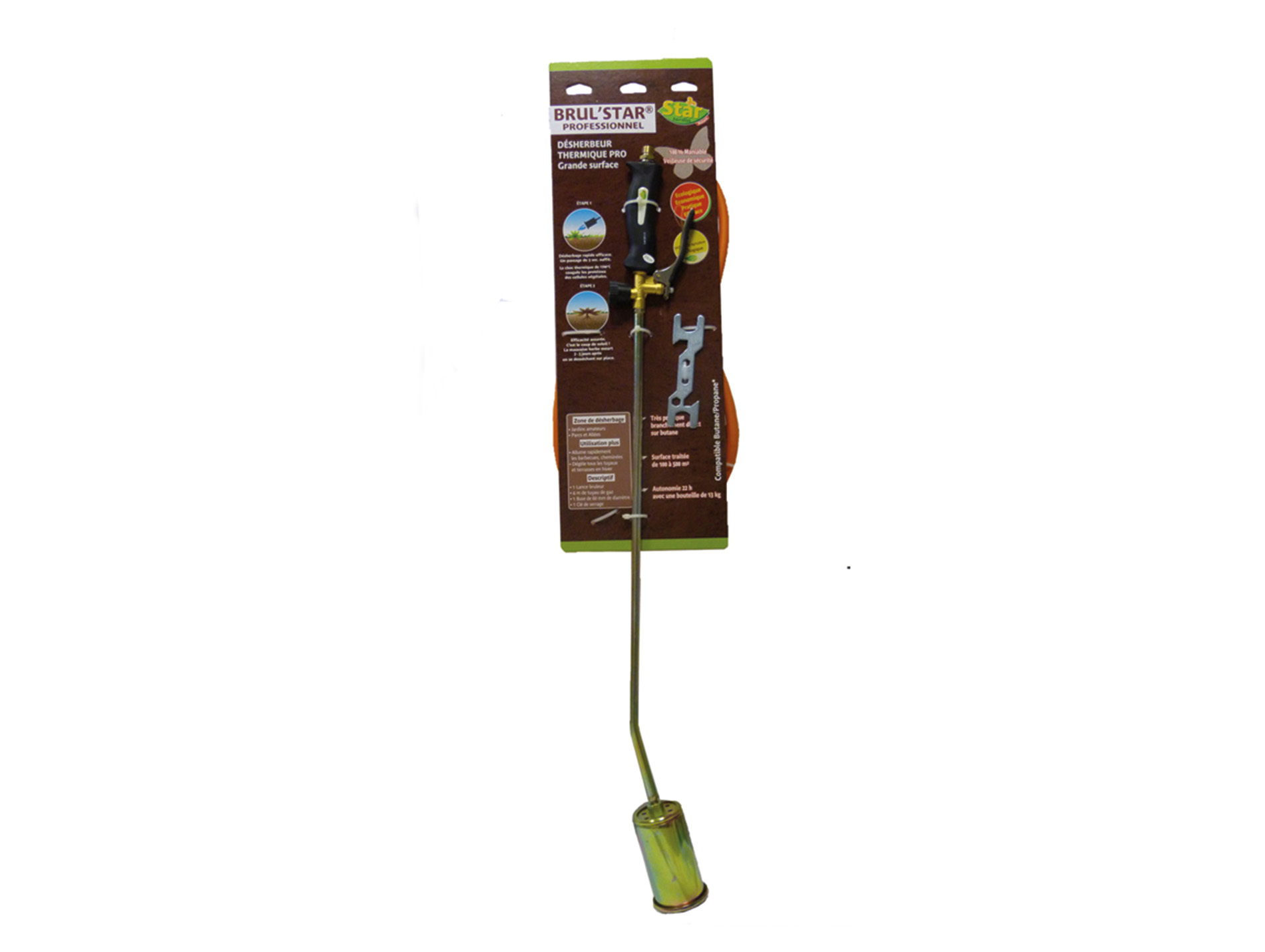 Désherbeur thermique BRUL'STAR Pro buse Ø60
