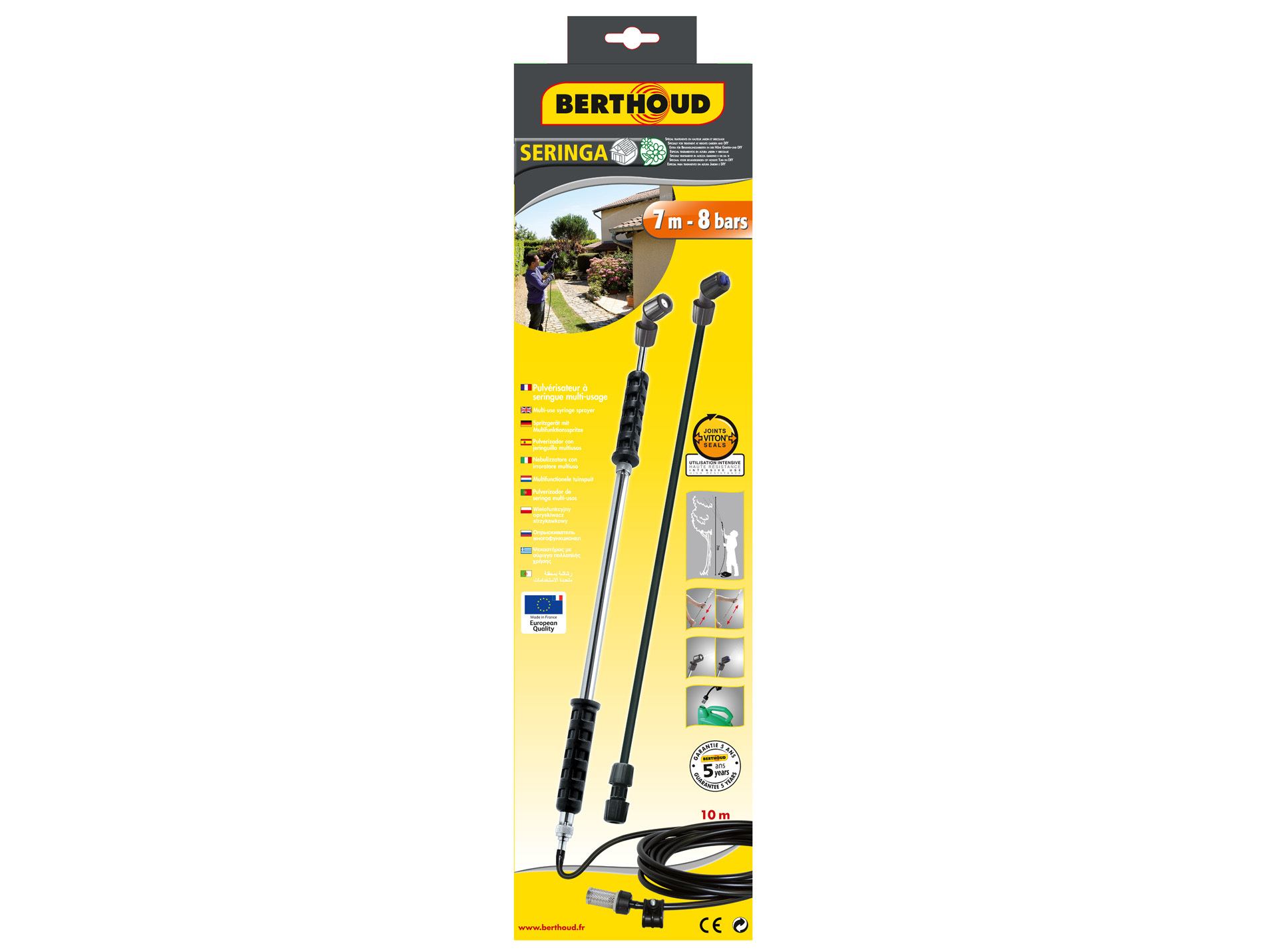 Pulvérisateur à seringue SERINGA XUSG pression entretenue