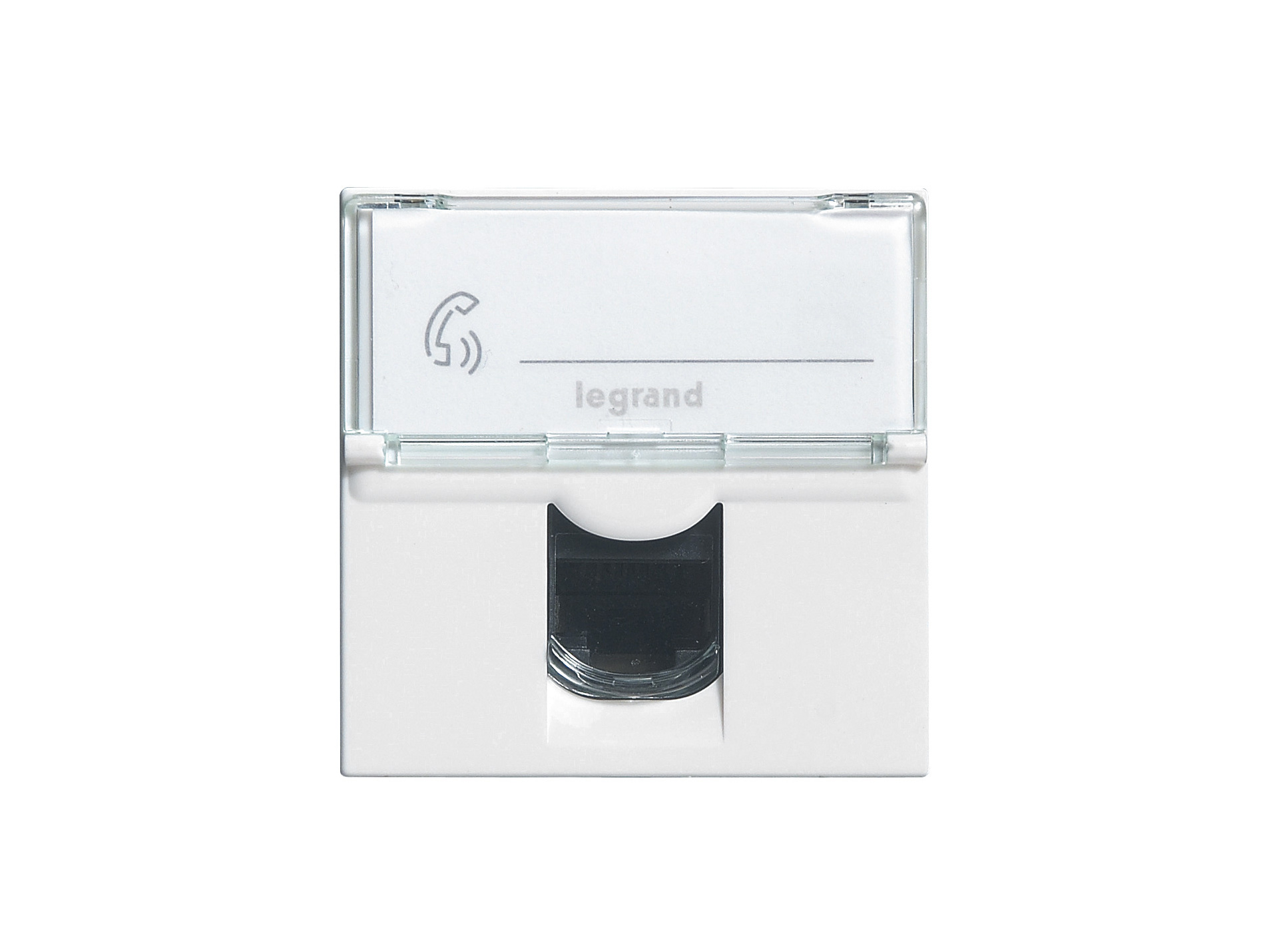 Prise RJ45 2 modules Mosaic LEGRAND blanc