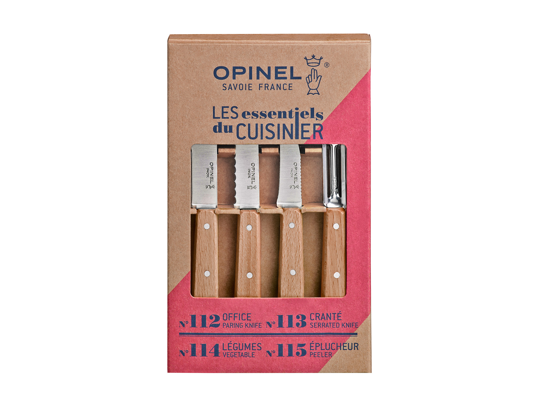 Coffret de 4 couteaux de cuisine OPINEL