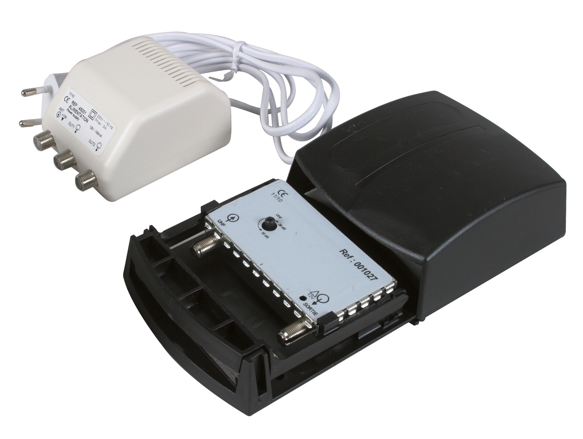 Kit préampli VHF-UHF réglables