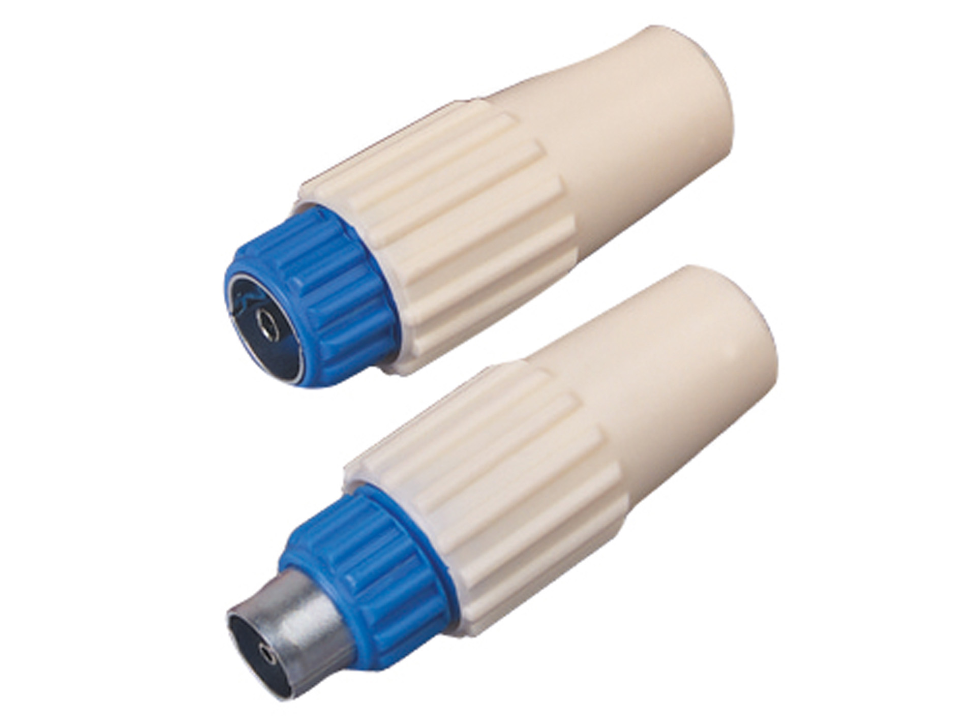 Fiche coaxiale mâle / femelle Ø9.52