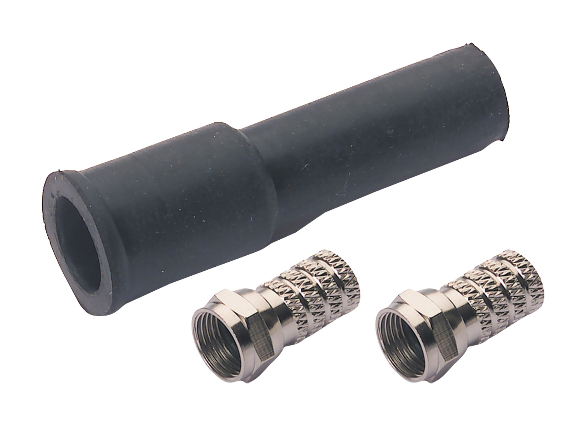 Bouchon d'étanchéité caoutchouc + 2 fiches F