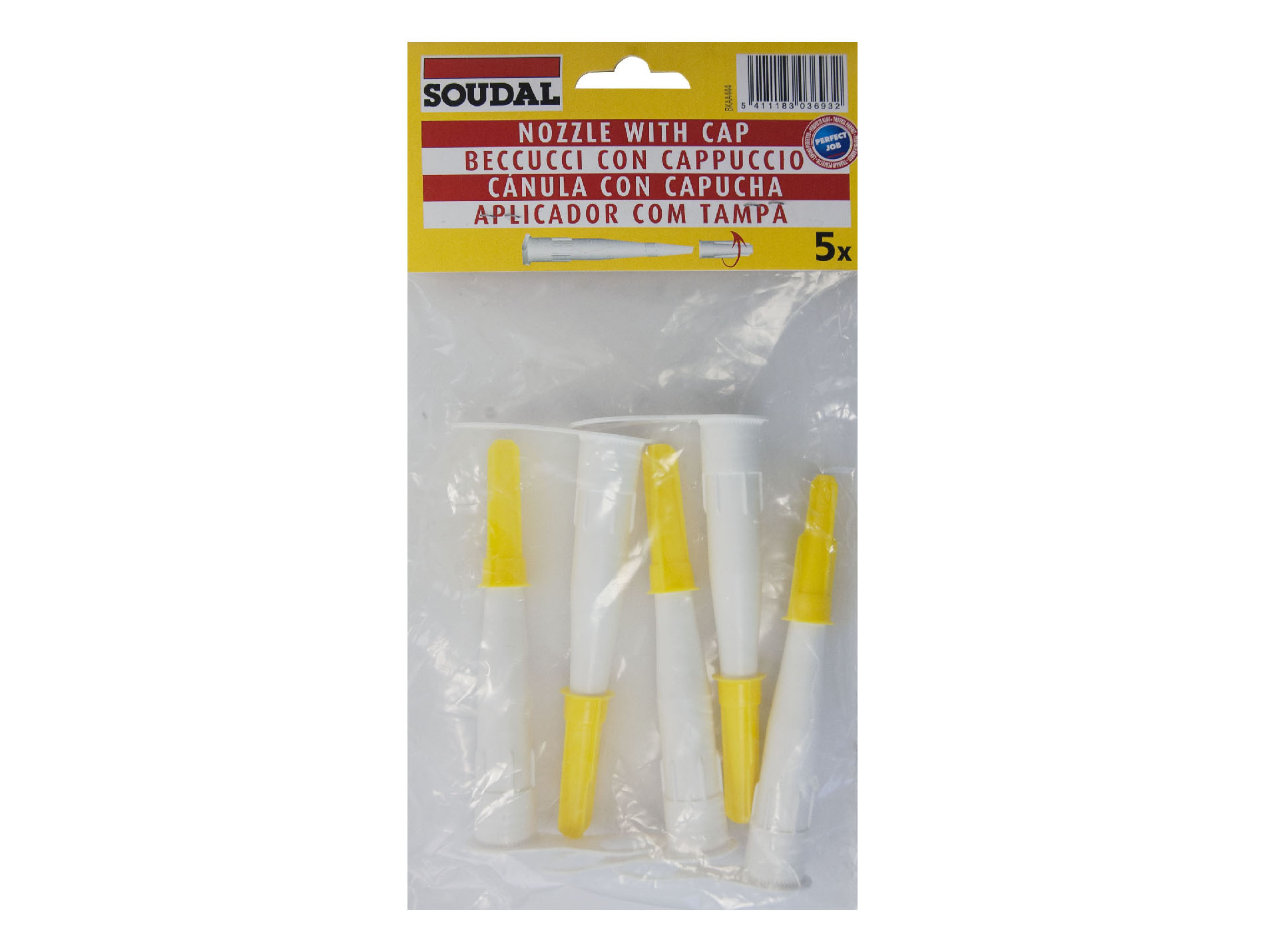 Embouts pour cartouches SOUDAL x5