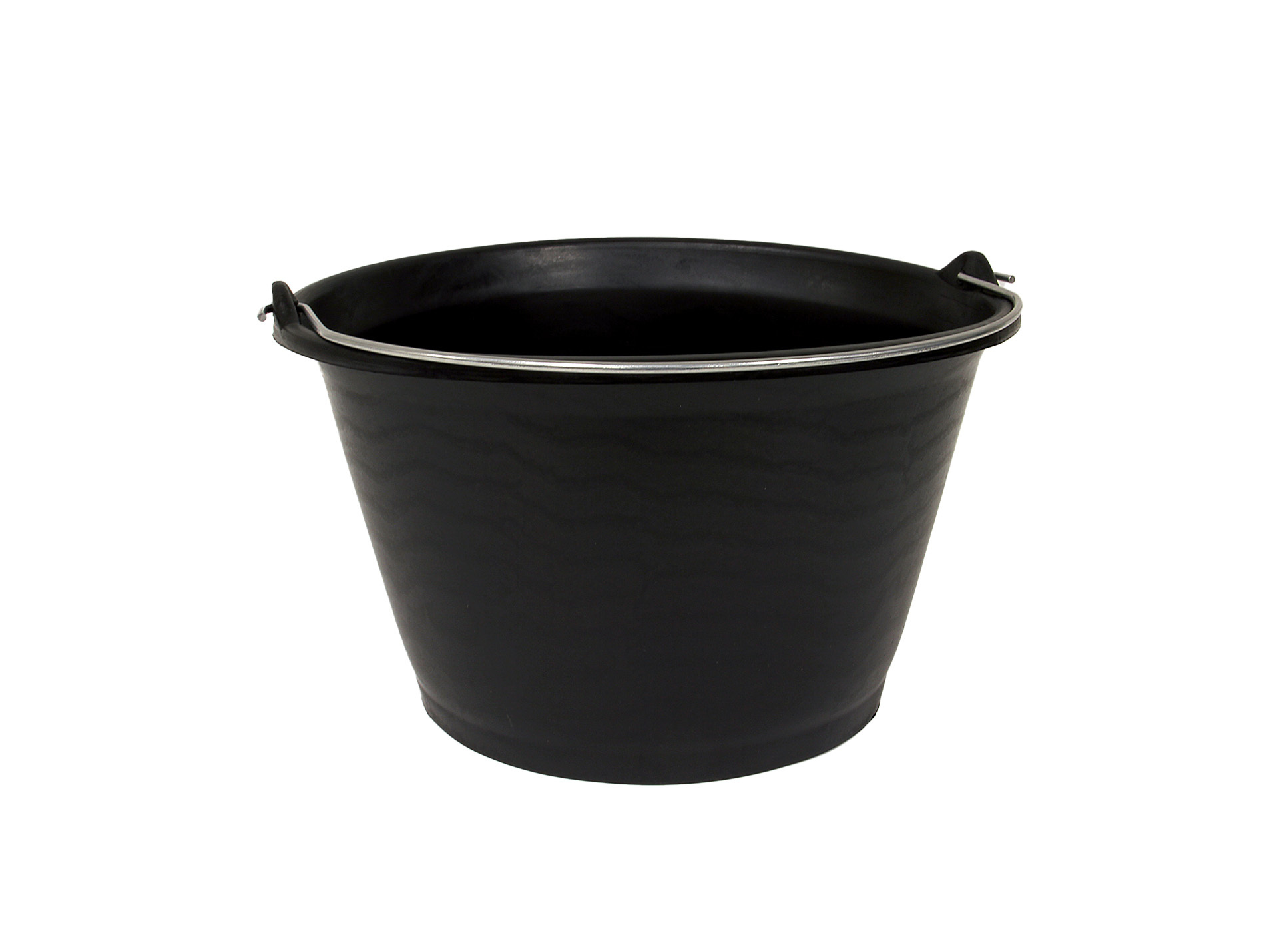 Seau avec anse fil CNTT Noir 15L