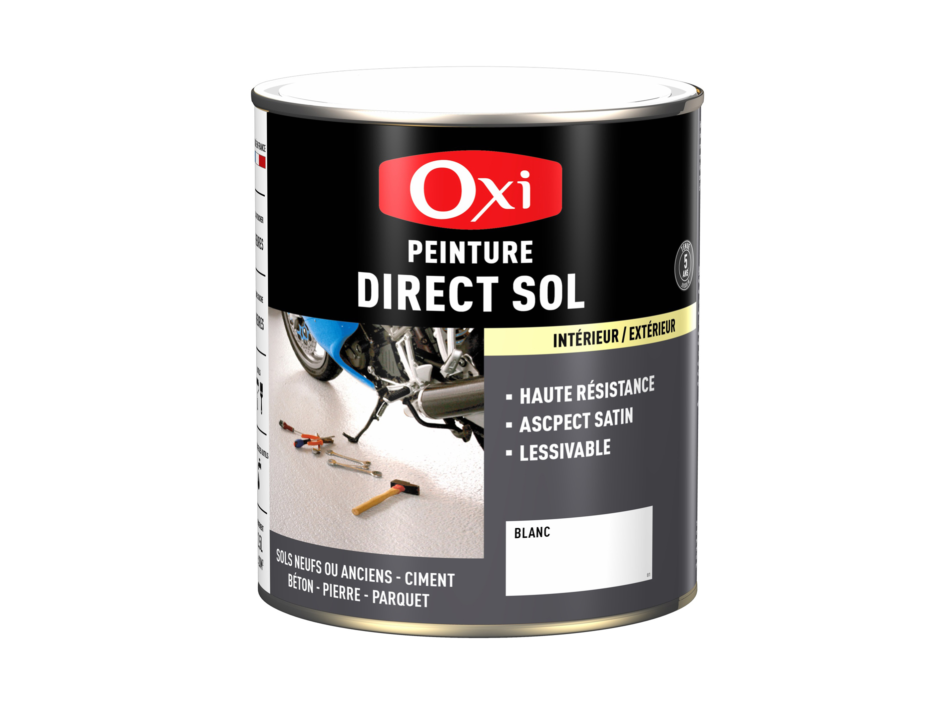 Peinture Direct sol OXYTOL Blanc 2,5L