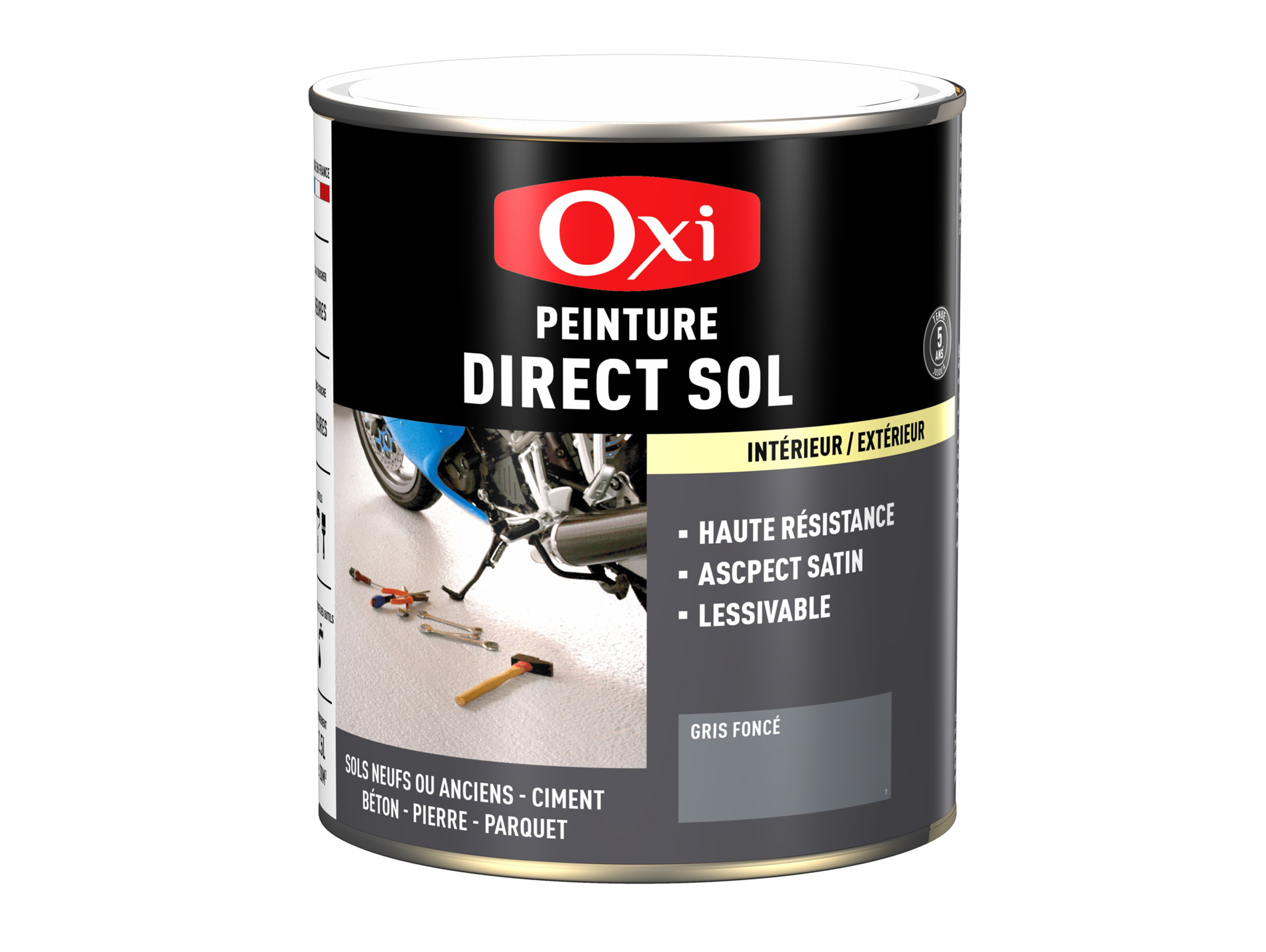 Peinture Direct sol OXYTOL Gris foncé 2,5L