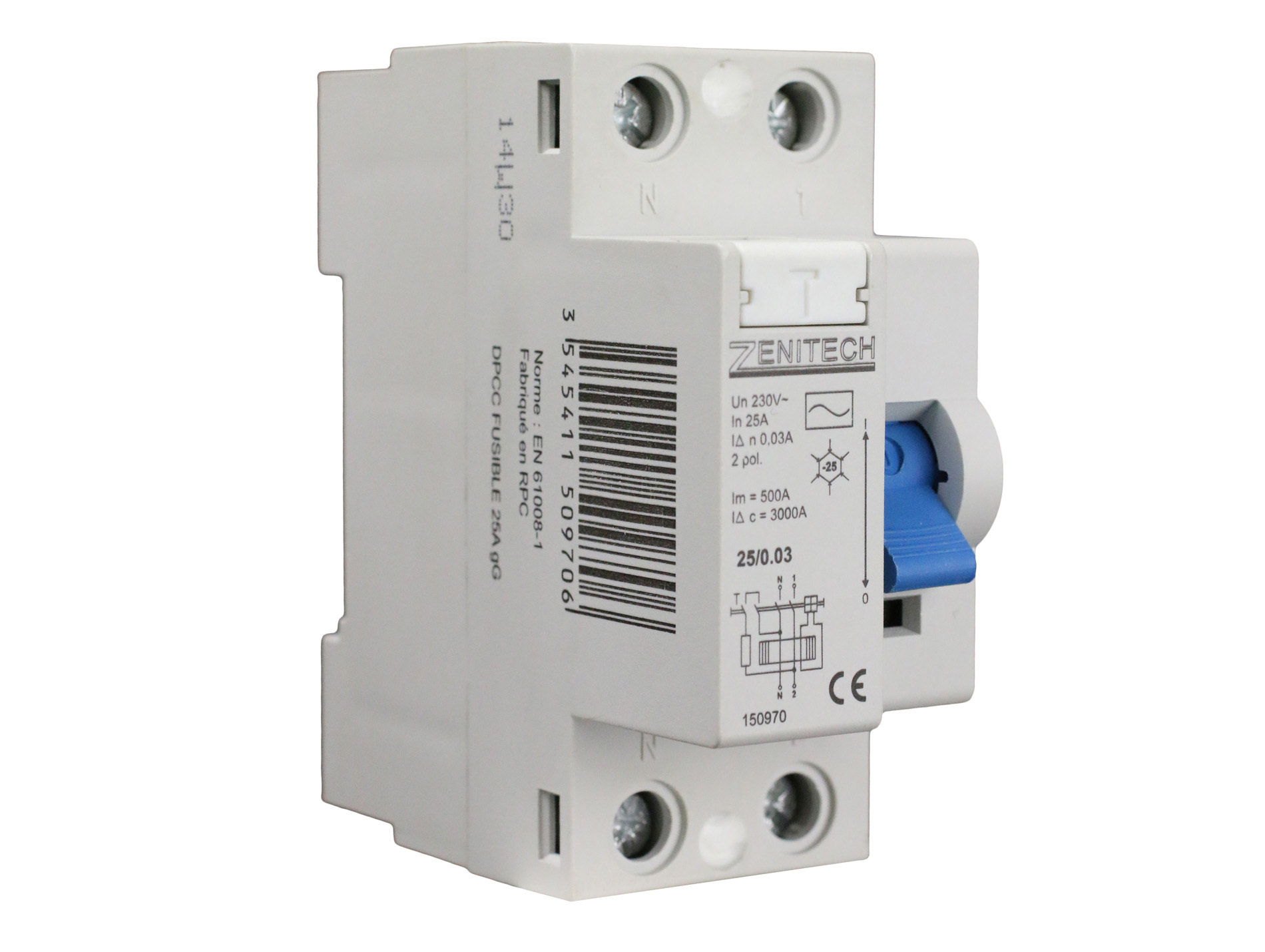Interrupteur différentiel Type AC 25/2 30mA NF