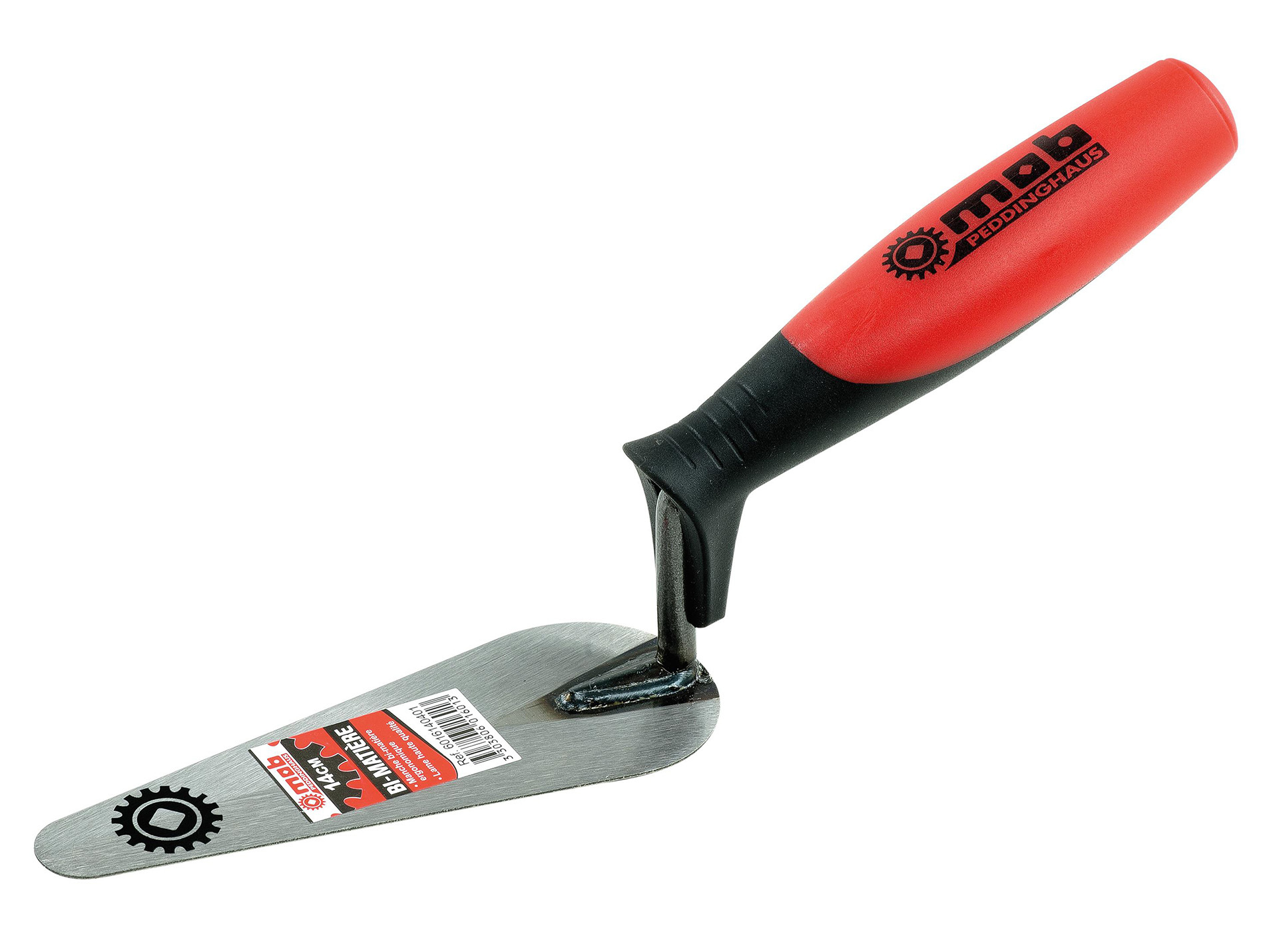 Truelle langue de chat 16cm bi-matière