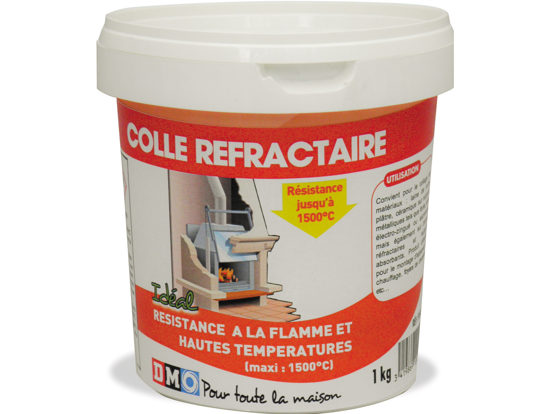 Mastic réfractaire 1kg