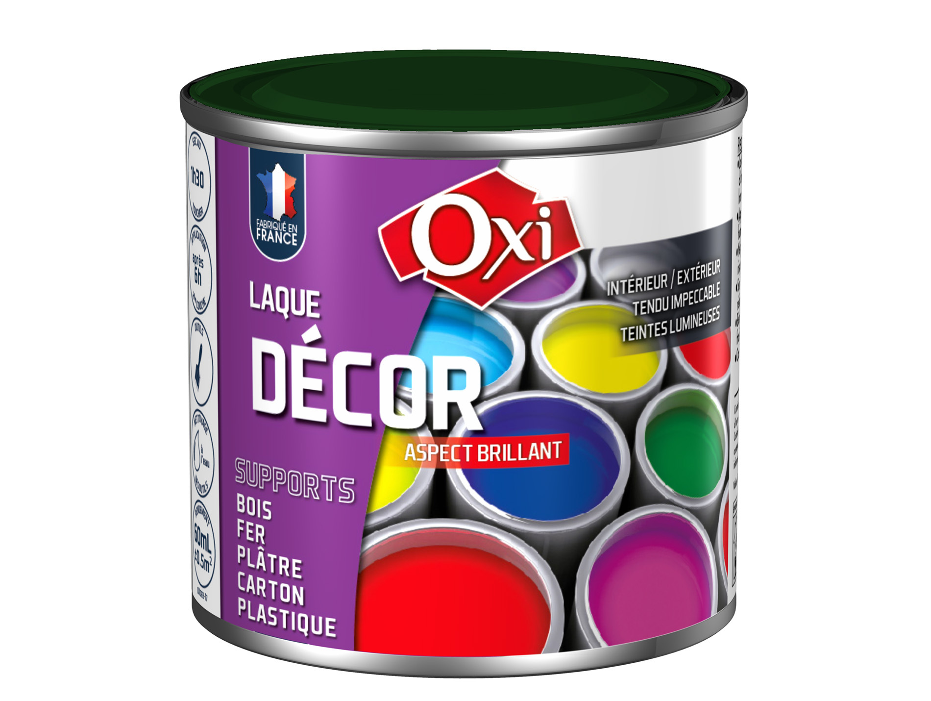 Laque multi-support OXYTOL Décor vert forêt 60ml