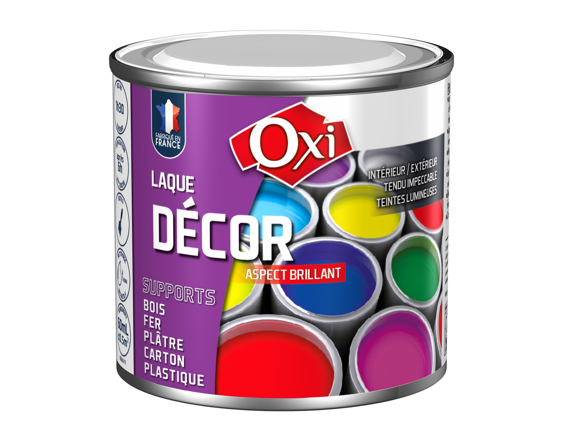 Laque multi-support OXYTOL Décor blanc 60ml