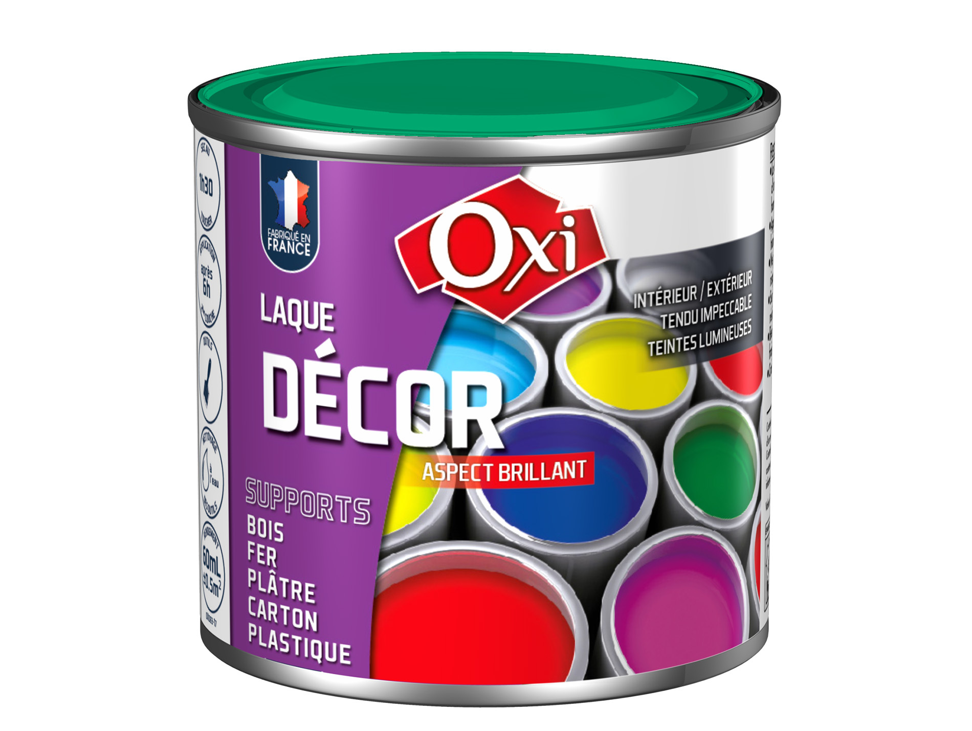 Laque multi-support OXYTOL Décor emeraude 60ml