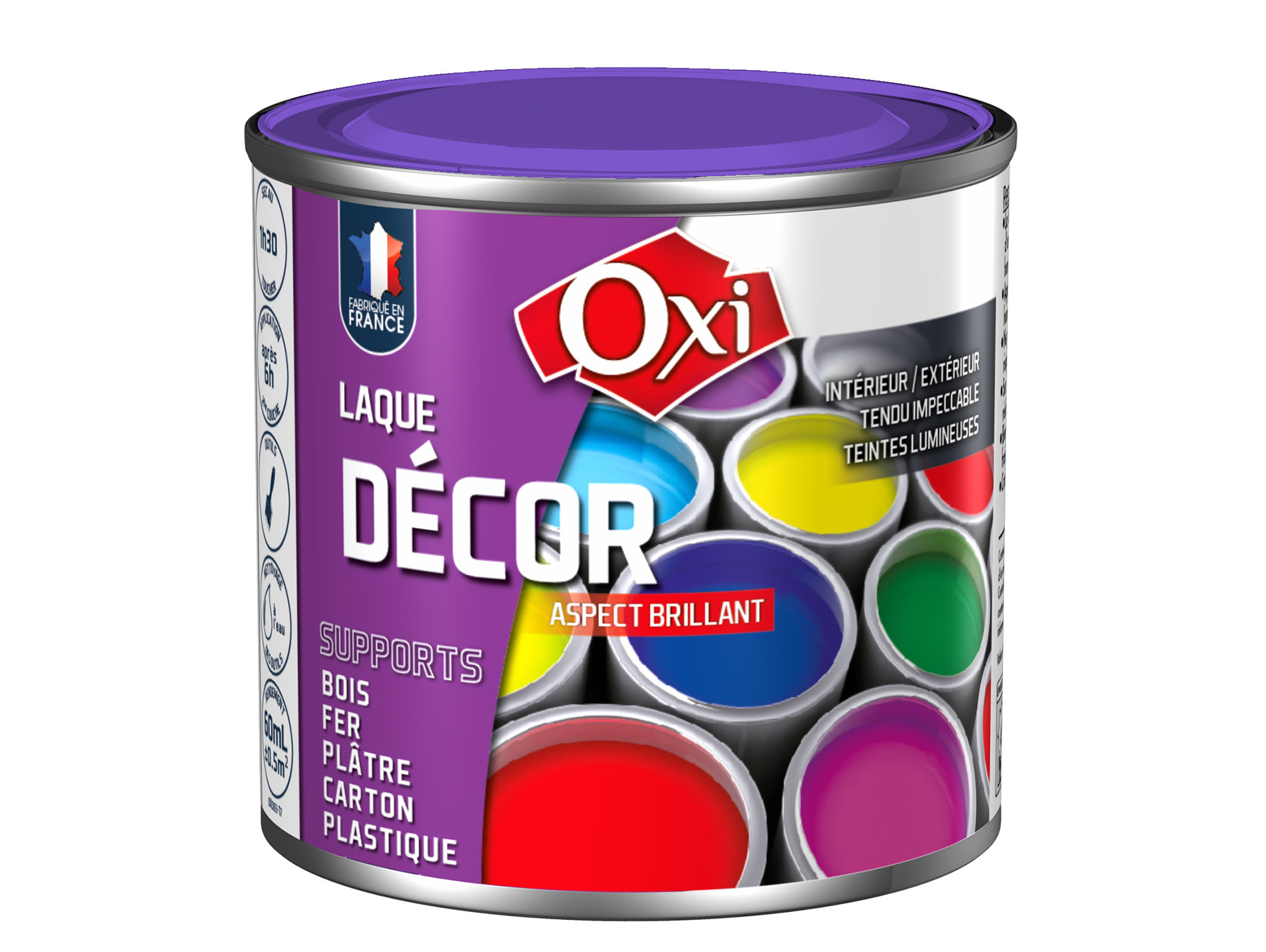Laque multi-support OXYTOL Décor pourpre 60ml