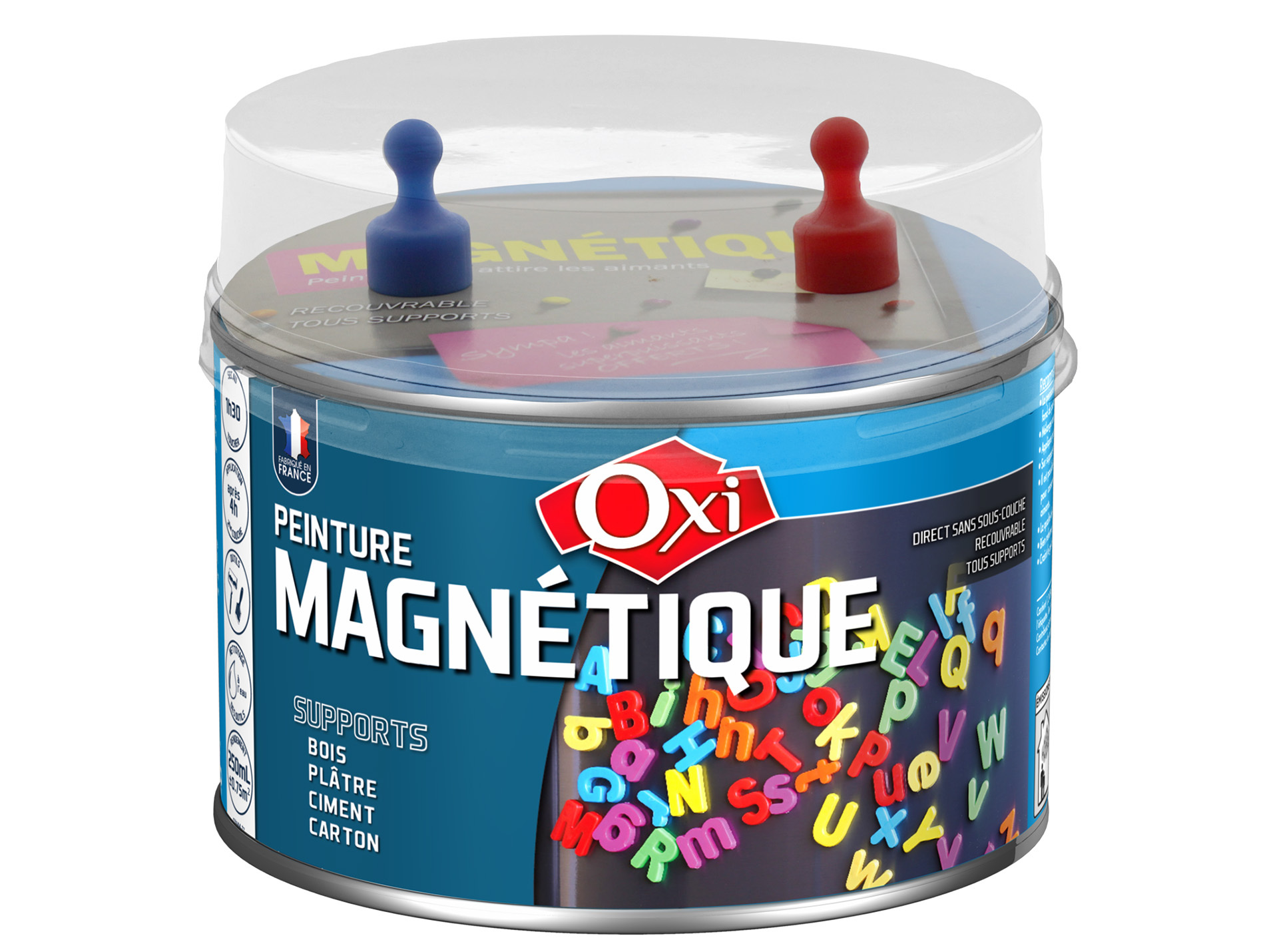 Peinture magnétique OXYTOL Gris foncé 250ml