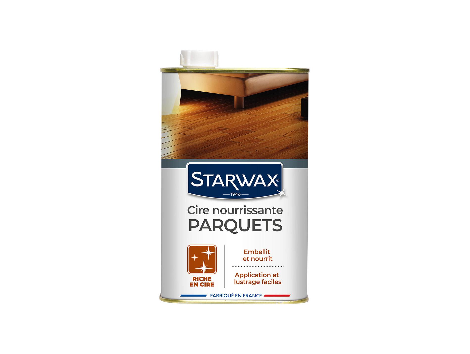 Cire nourrissante SATRWAX pour parquets 1L
