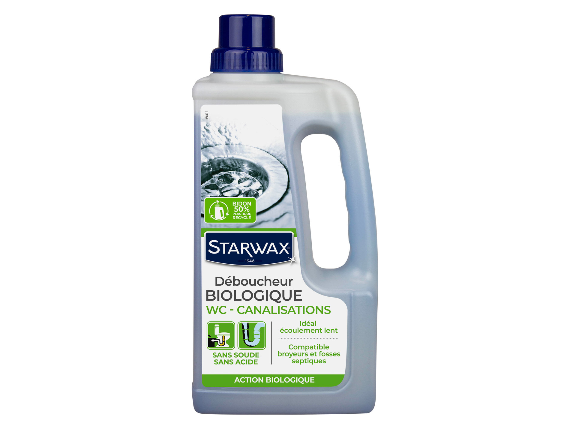 Déboucheur biologique canalisations STARWAX 1L