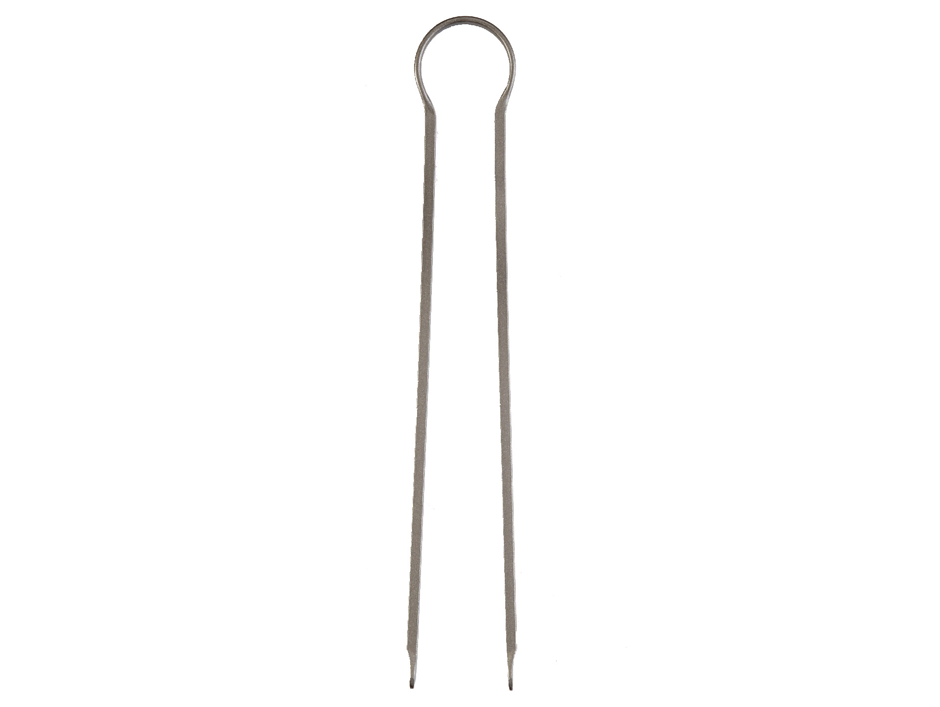 Pince à feu grise Tribu acier 50cm