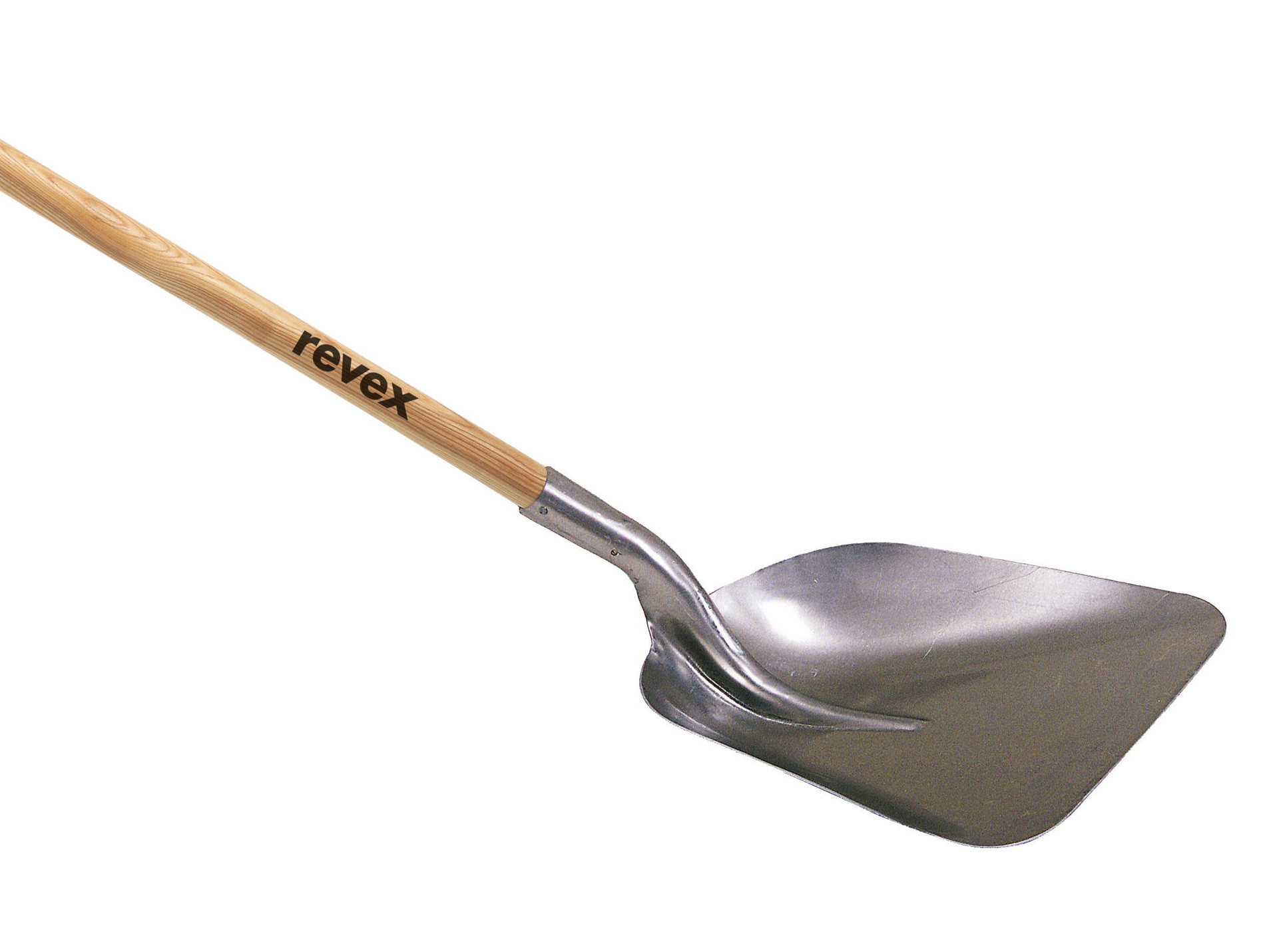 Pelle à neige REVEX duralumin 36,5cmx40cm manche bois