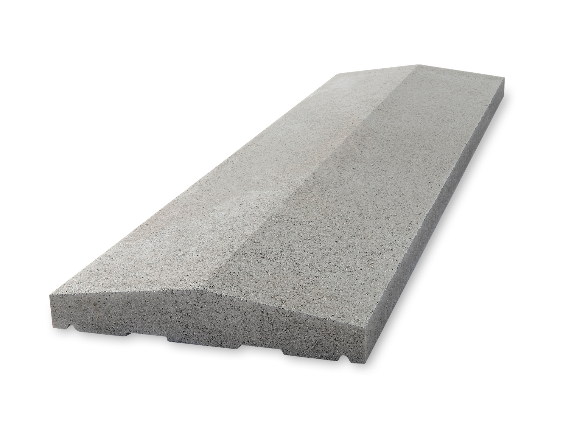 Chaperon double pente 100x30cm gris