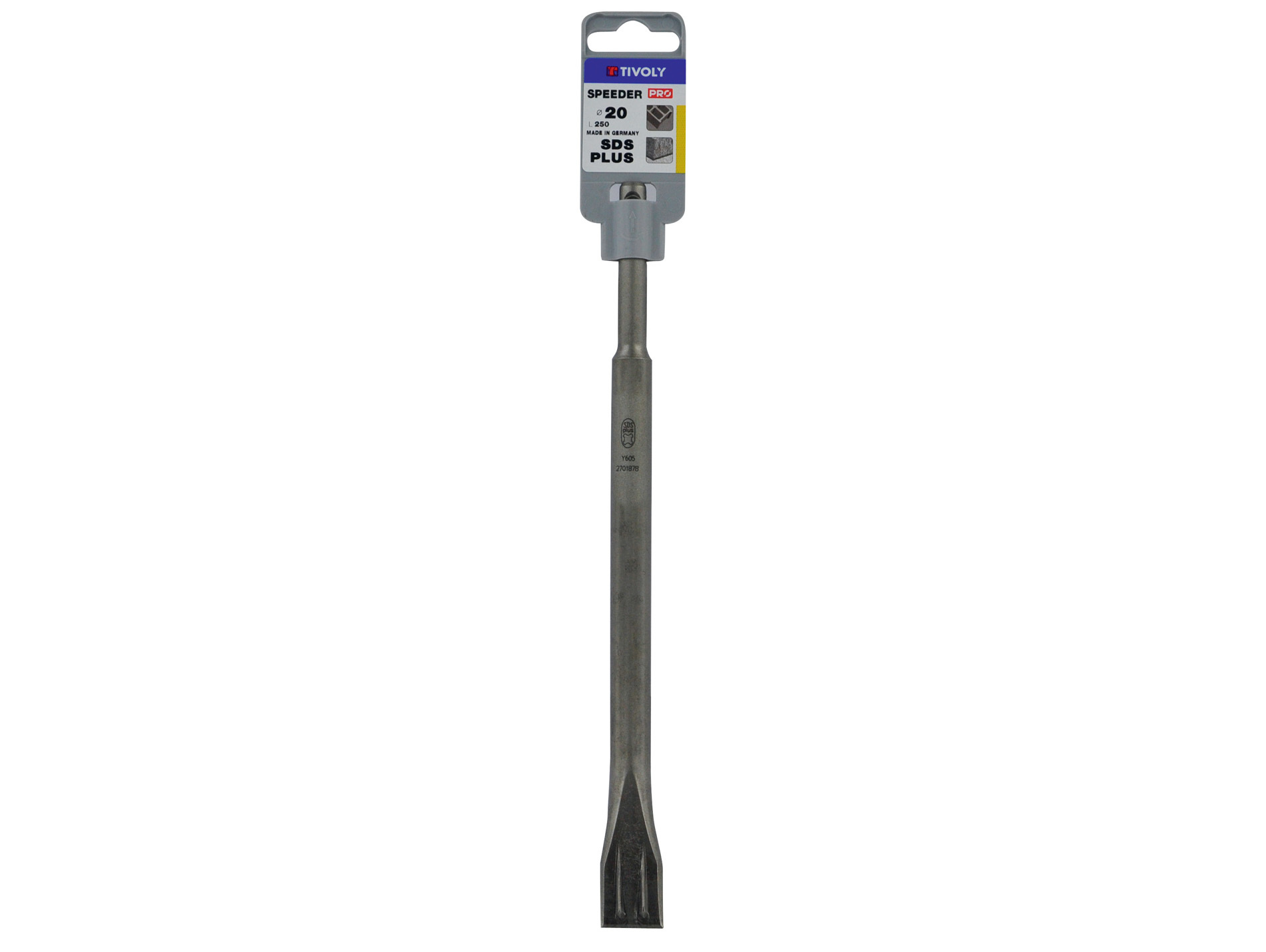 Burin plat Ø20 x L250 SDS+
