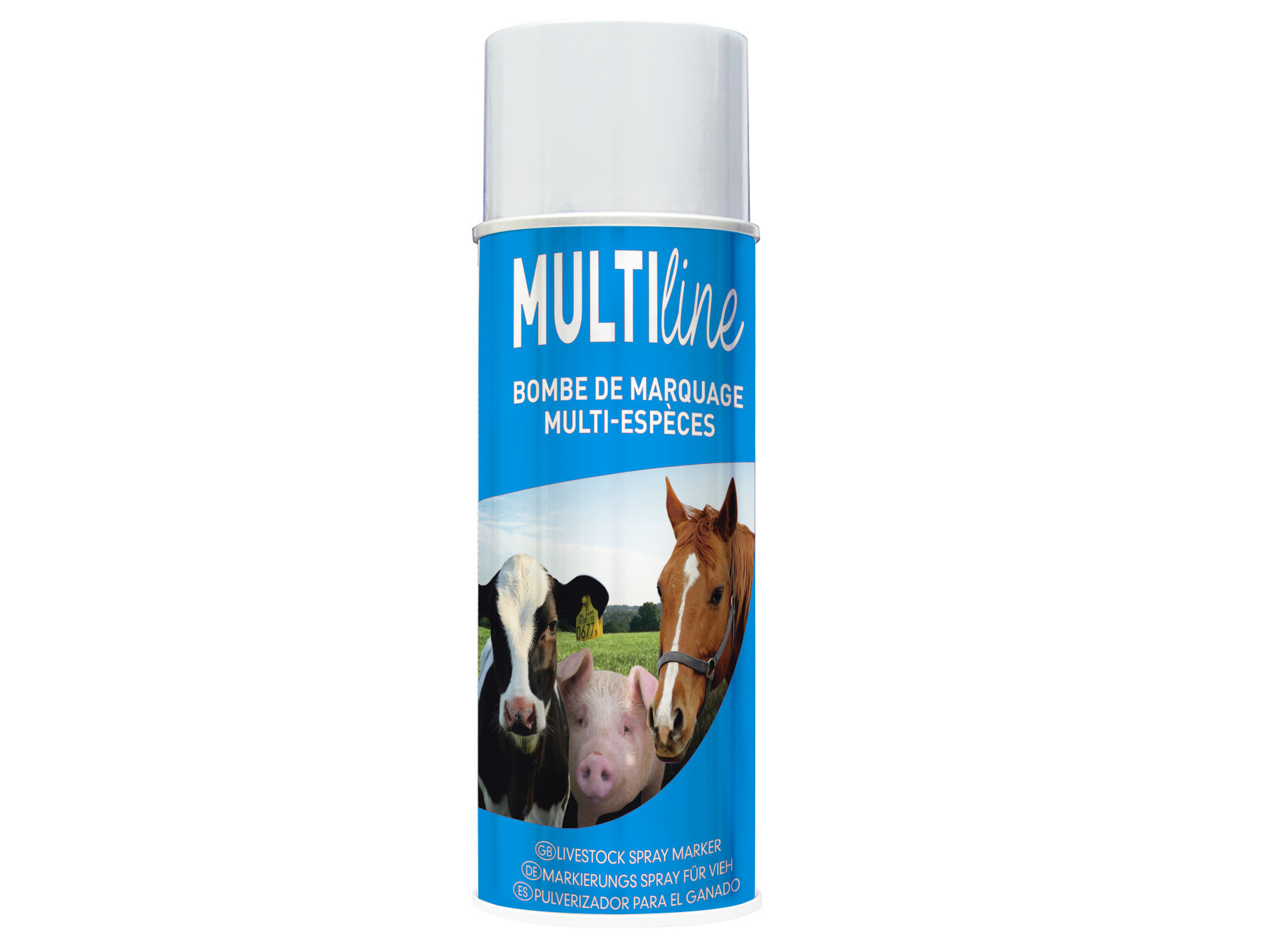 Aérosol marquage MULTILINE 500ml bleu