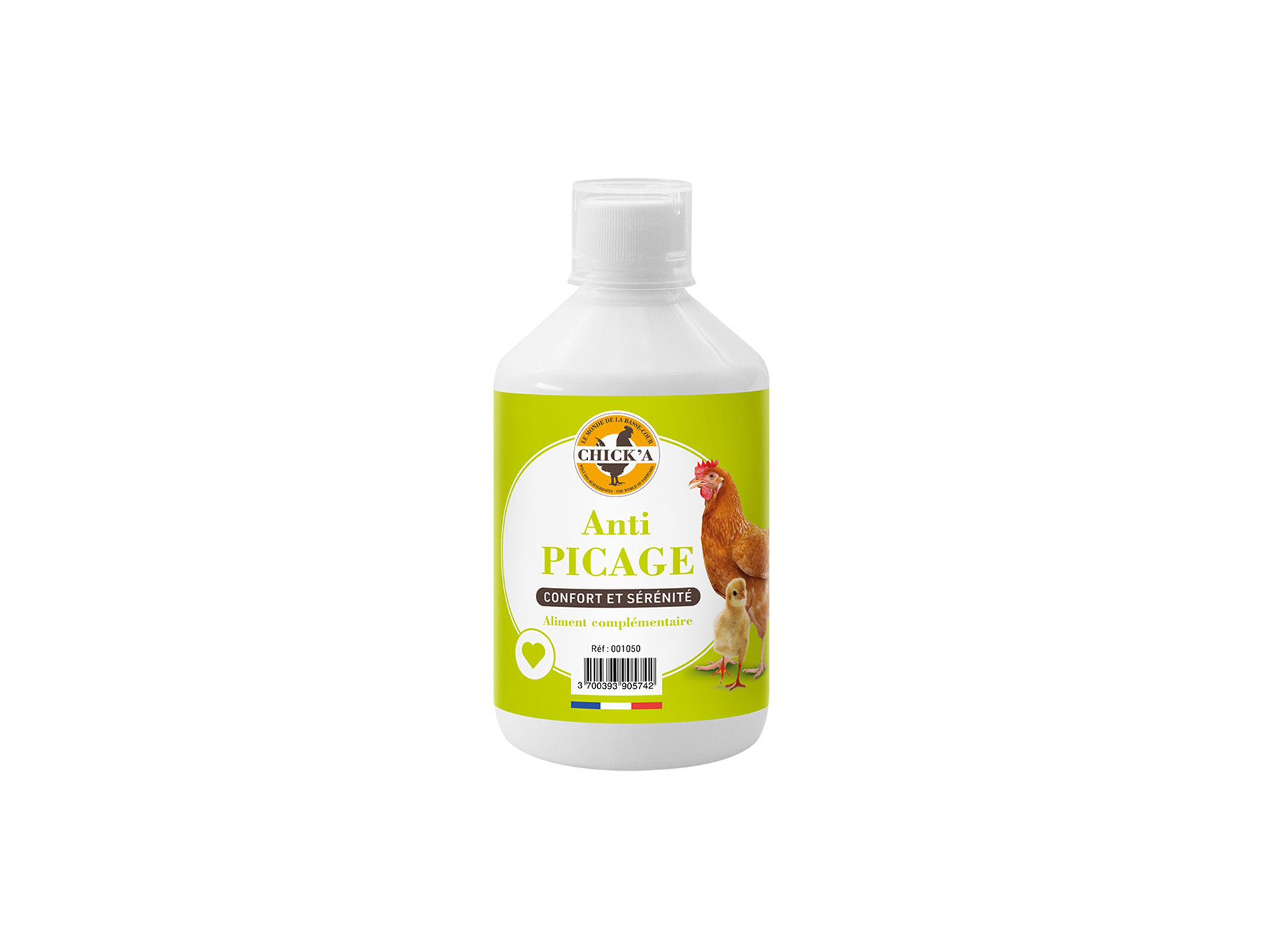 Aliment diététique complémentaire CHICK'A Picage 500ml