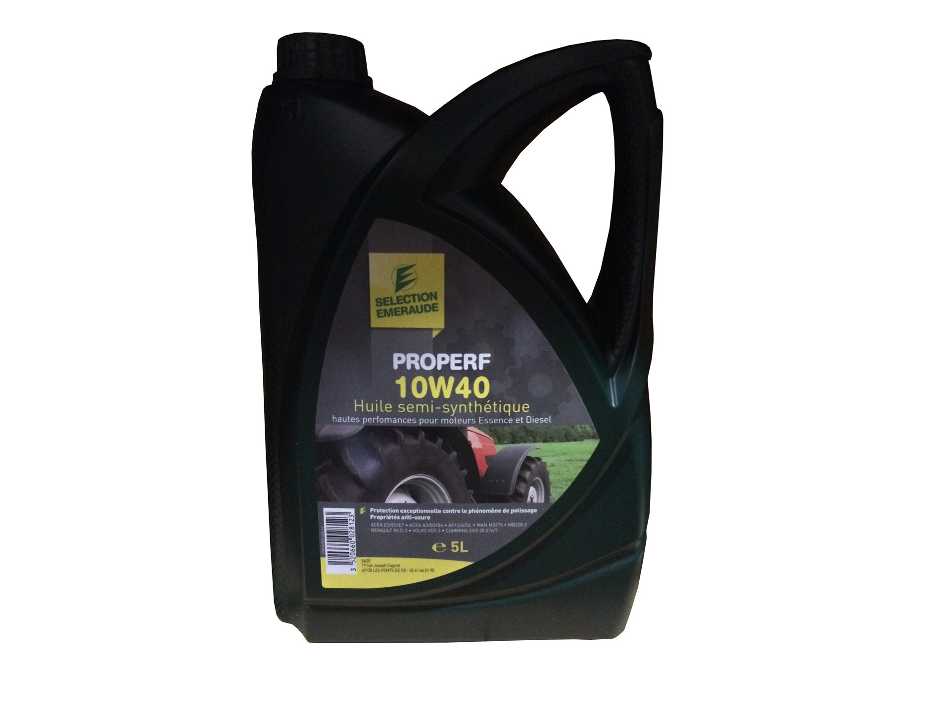 Huile SELECTION EMERAUDE properf 10W40 5L