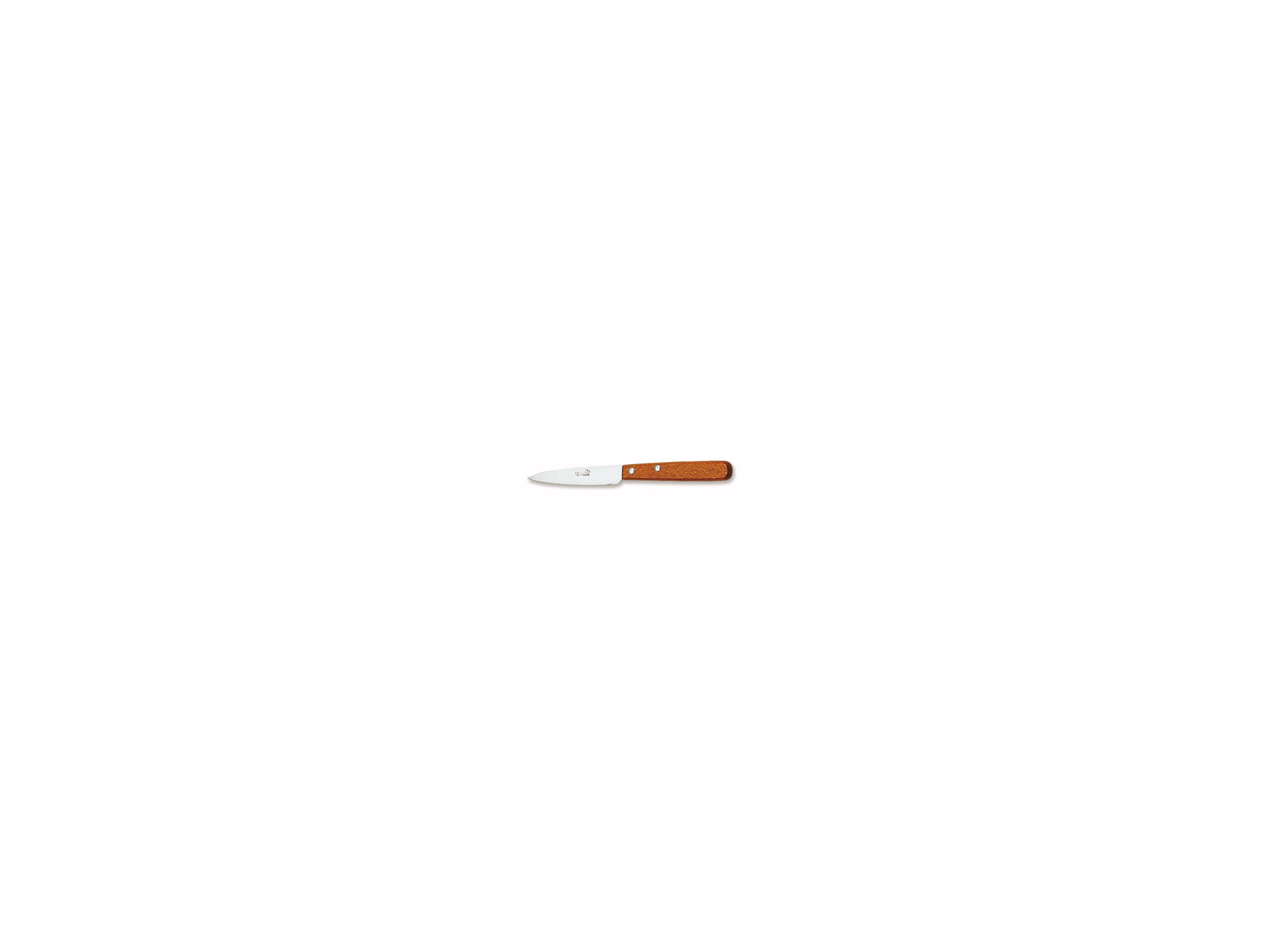 Couteaux office DEGLON manche bois verni x2