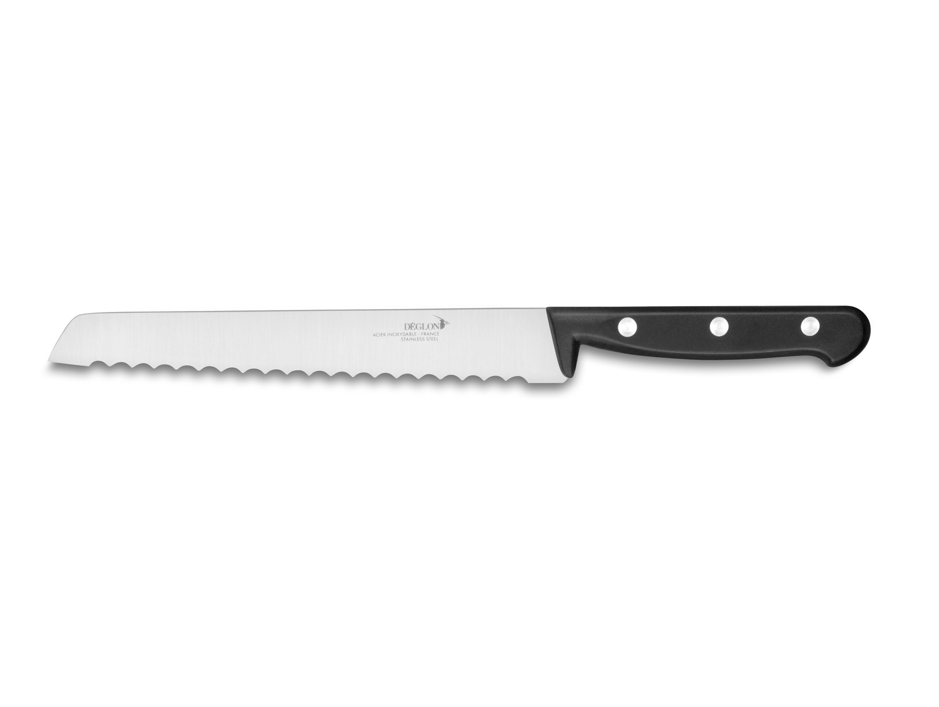 Couteau à pain DEGLON inox 19cm manche ABS