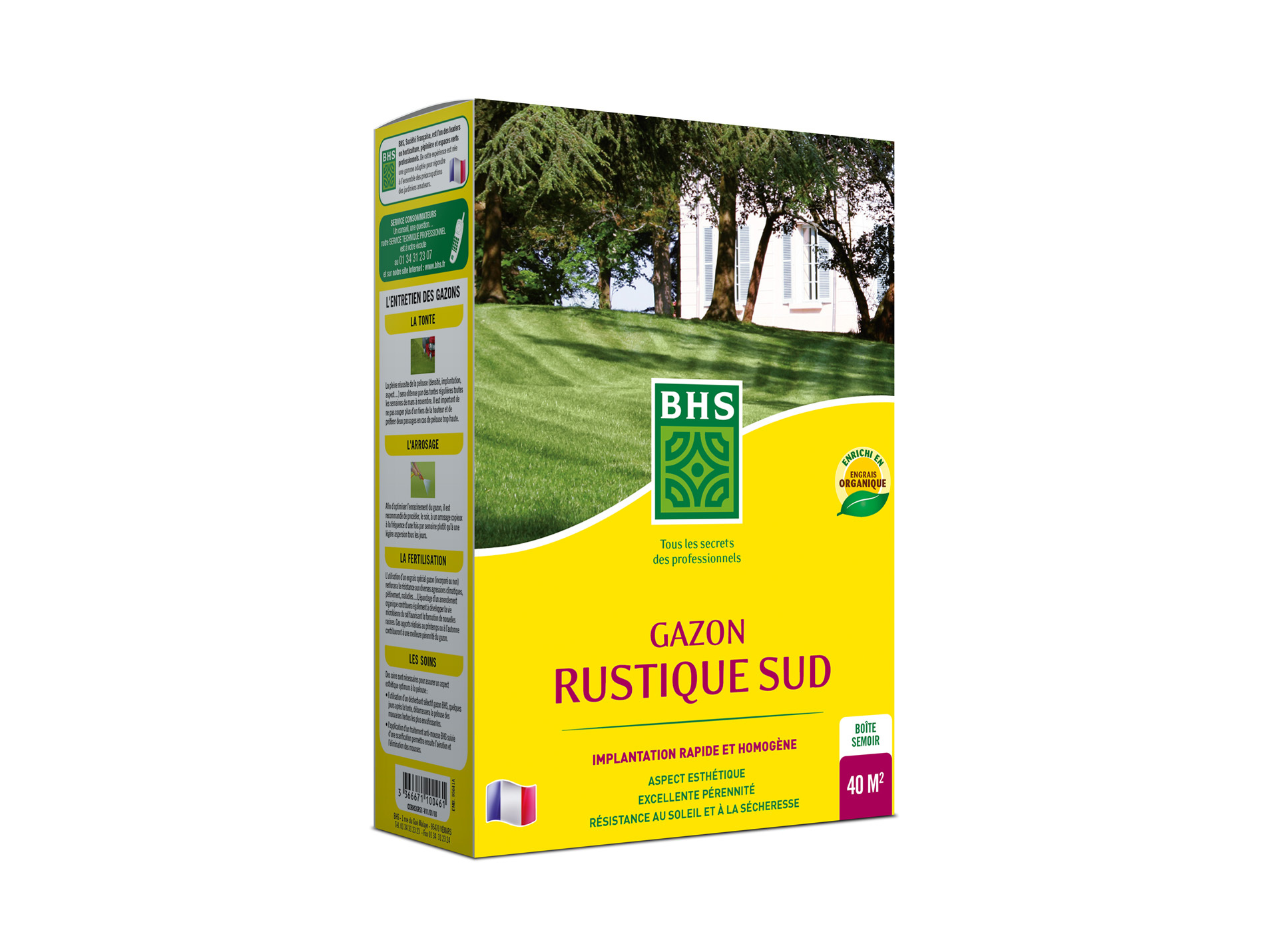 Gazon rustique sud BHS 1kg