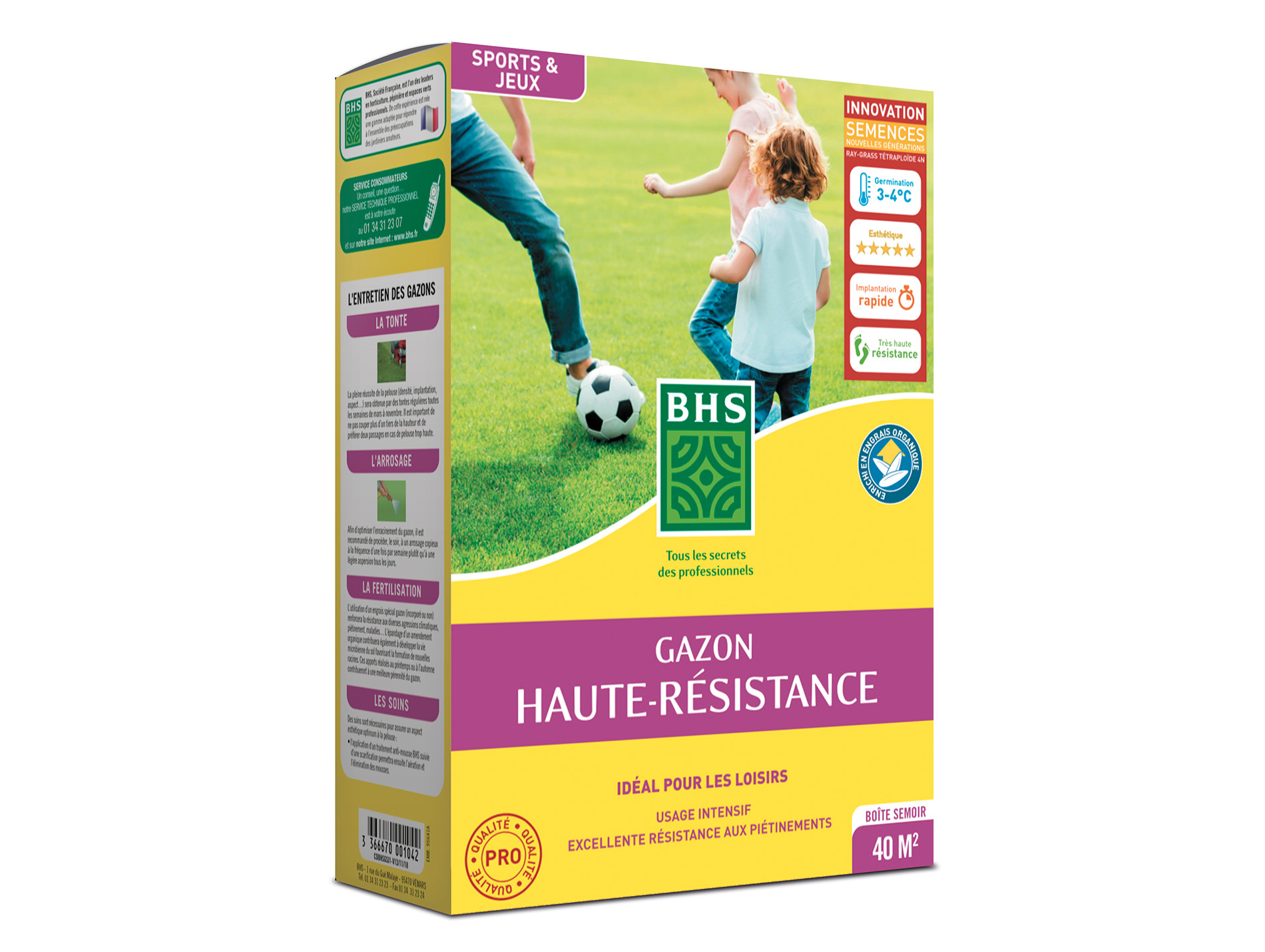 Gazon usage intensif BHS 1kg