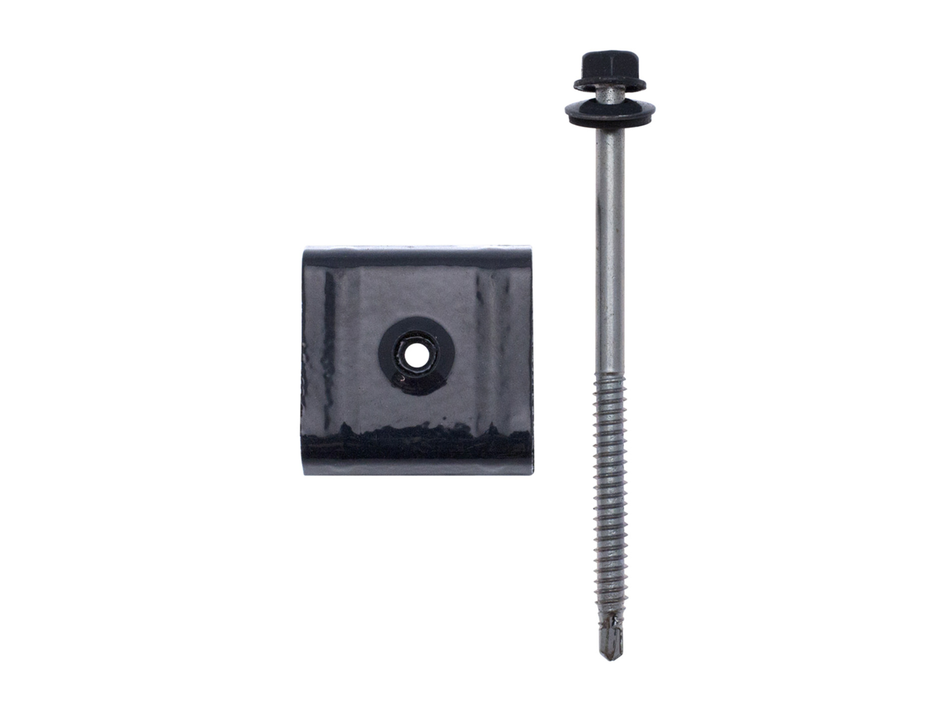 Vis autoperceuses + cavaliers Ø6,3 L.100 x25 Bleu