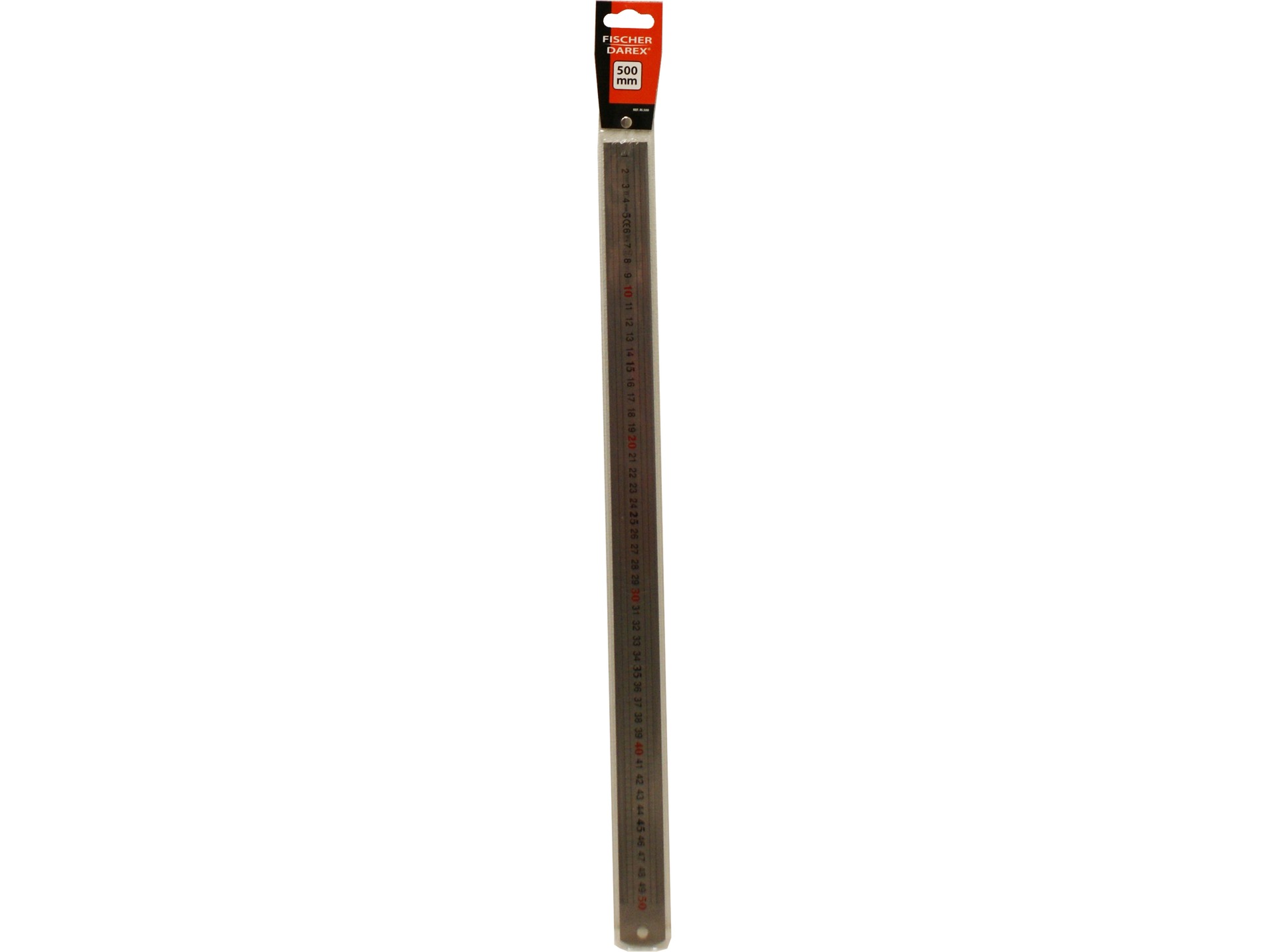 Réglet FISCHER DAREX inox 50cm