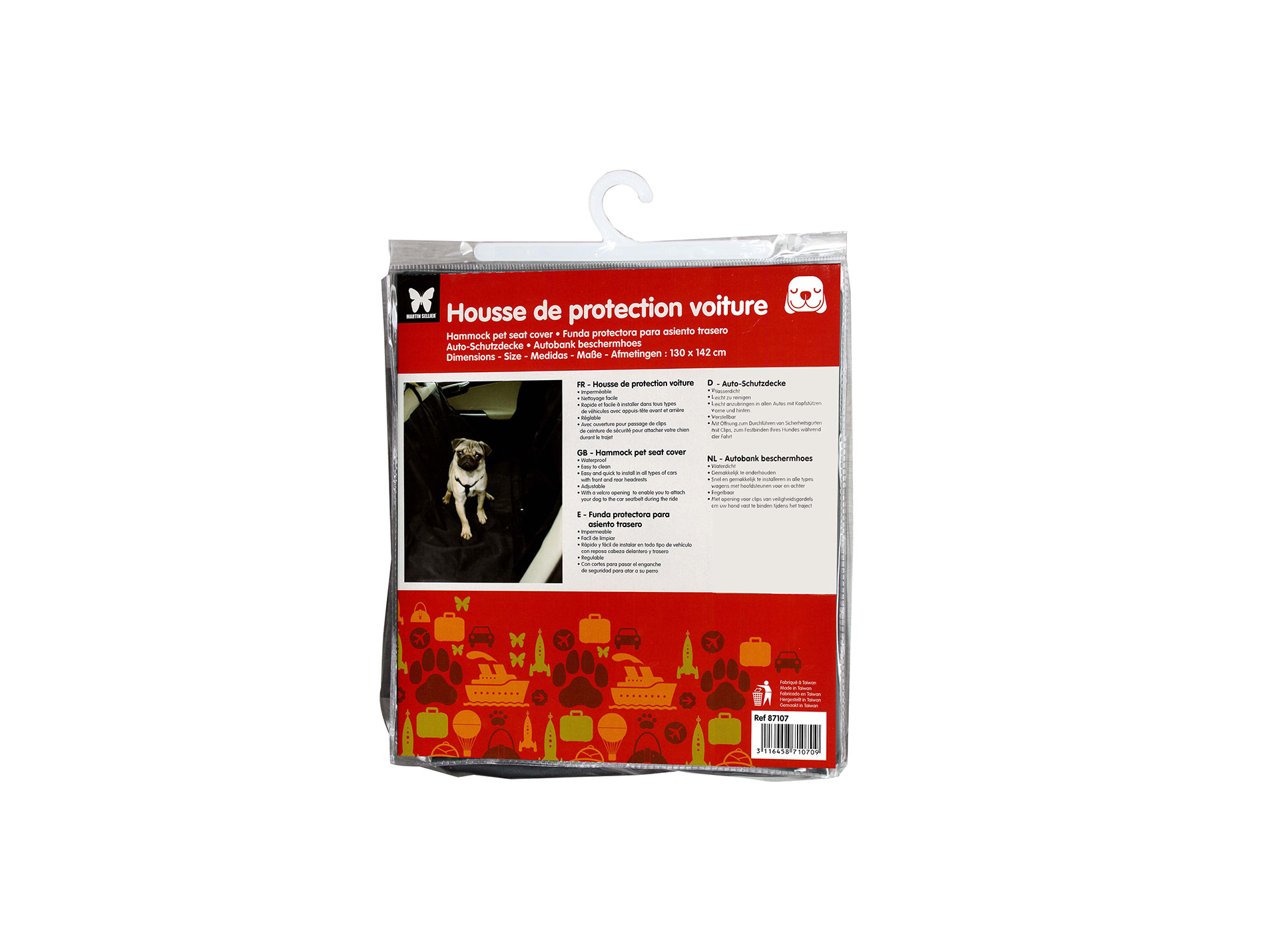 Housse de protection MARTIN SELLIER pour voiture 130x142cm