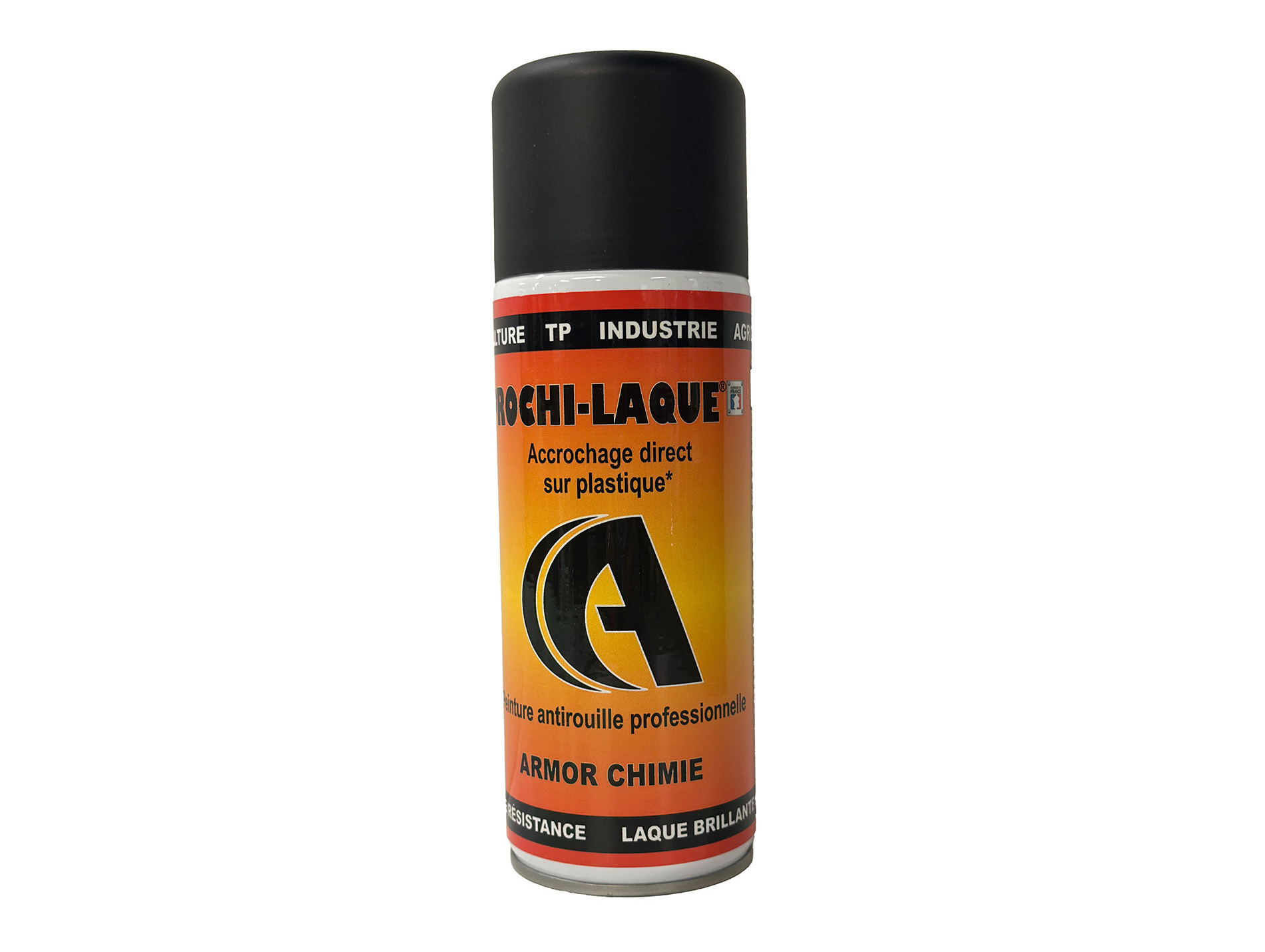 Peinture antirouille aérosol PROCHIROUILLE Noir mat 400ml