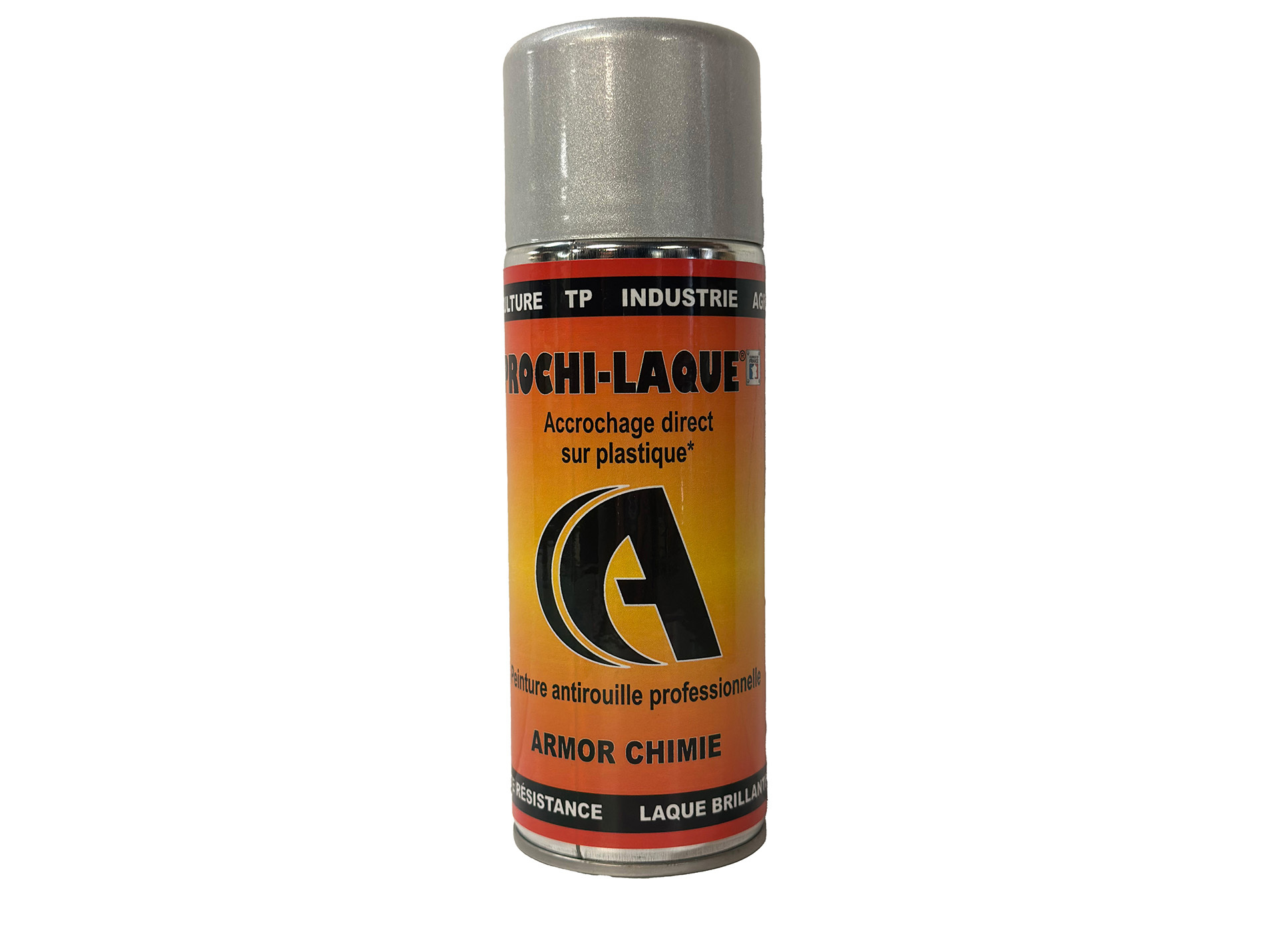 Peinture antirouille aérosol PROCHIROUILLE Gris Argent 400ml