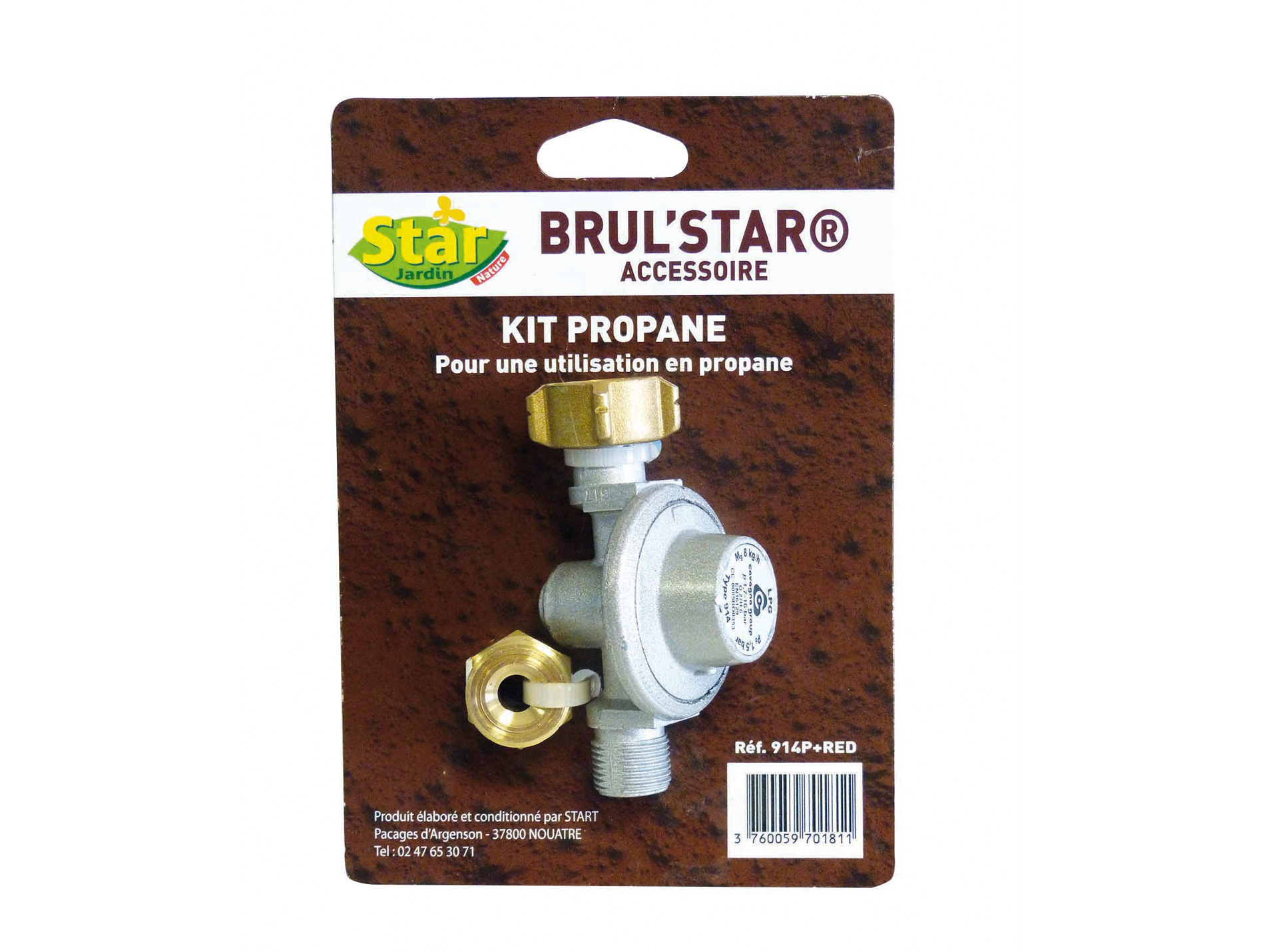 Kit adaptateur propane START pour désherbeur thermique