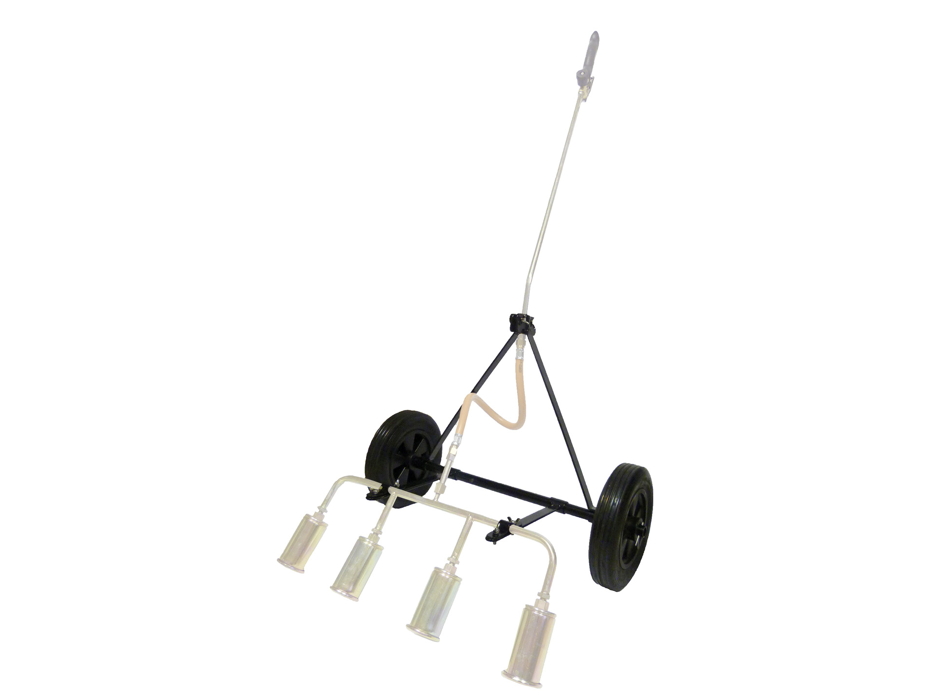 Roue support de rampe pour désherbeur