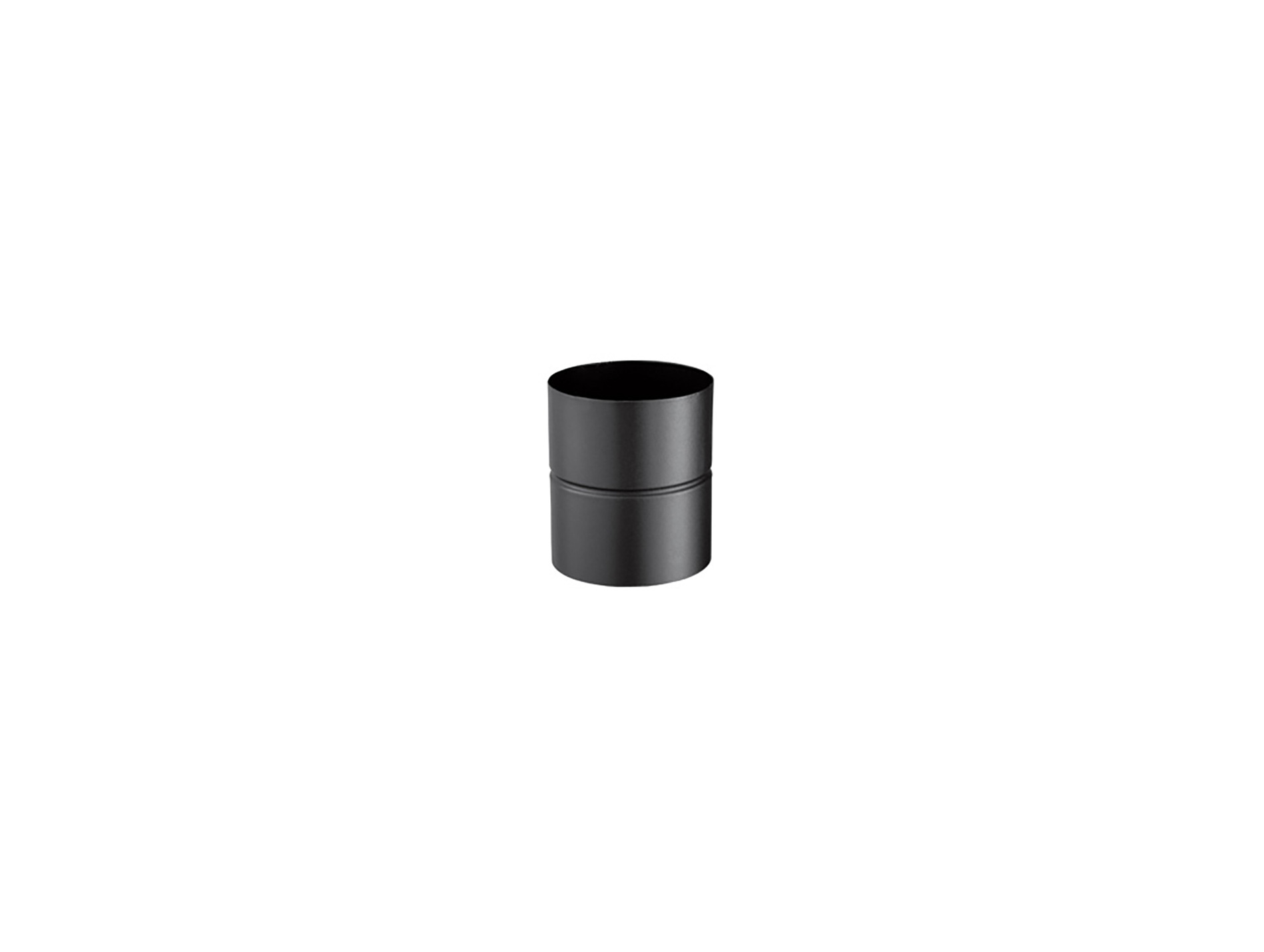 Adaptateur émaillé Ø130F-130F noir mat