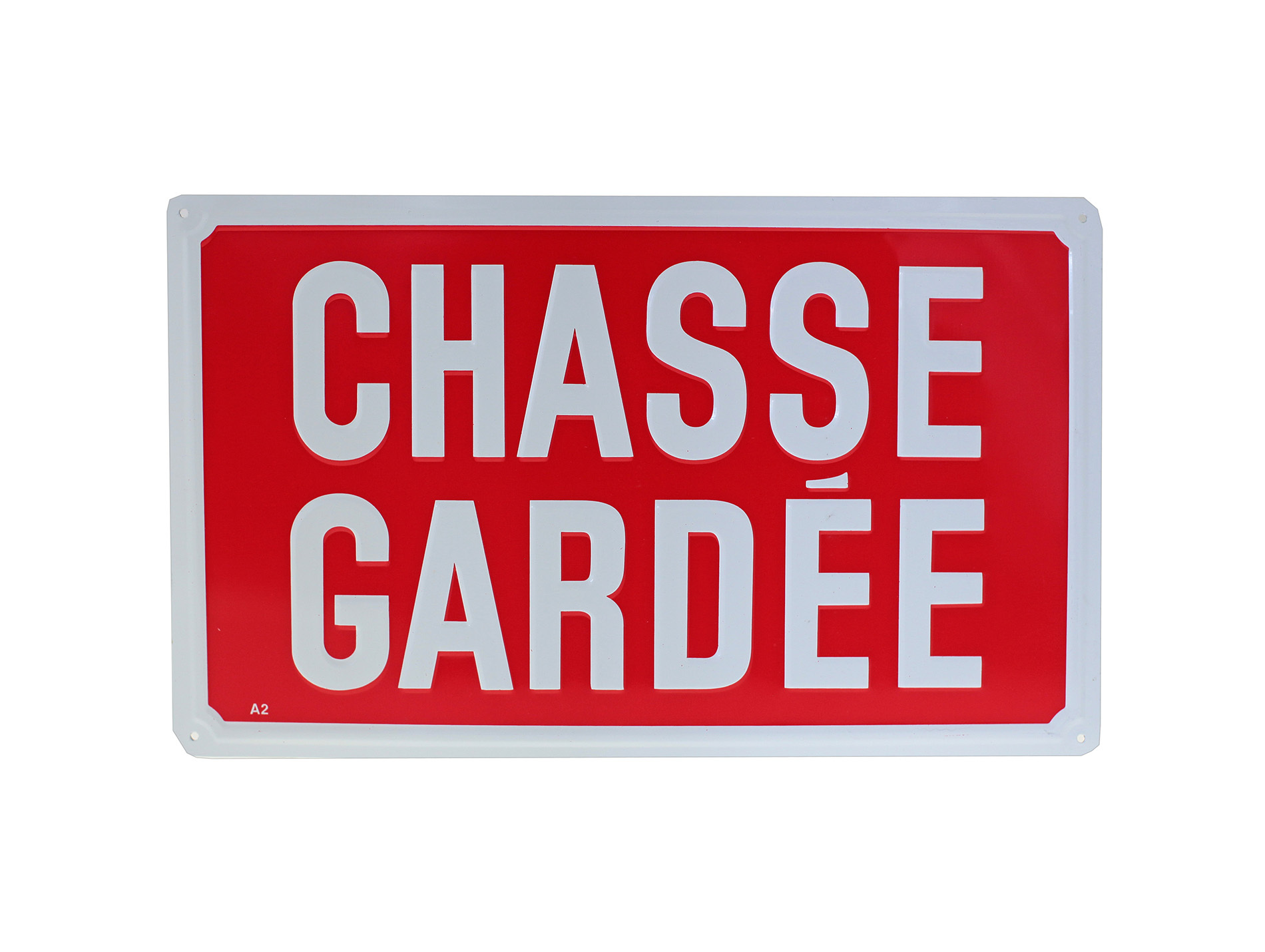 Plaque chasse gardée 330x200mm
