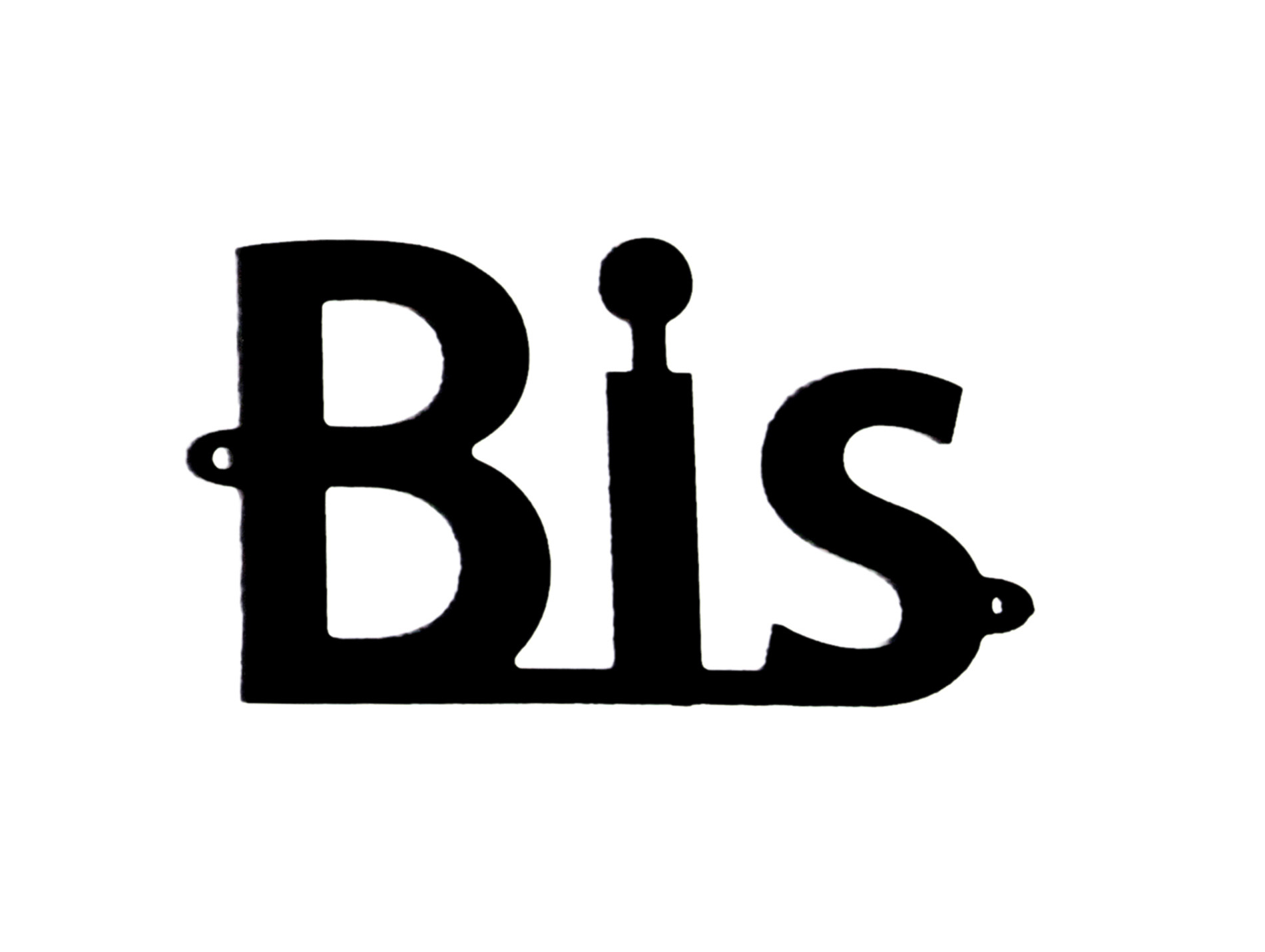 Chiffre bis à visser polychoc noir H60mm