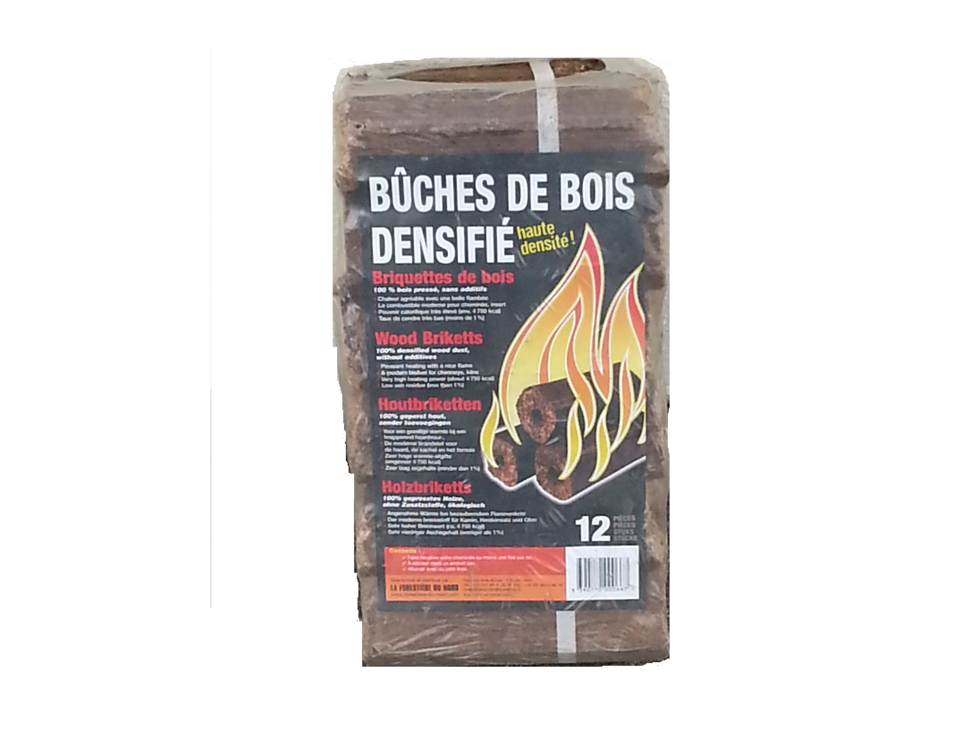 Bois densifié GRILL O'BOIS 12 bûches