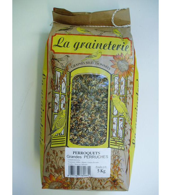 Aliment complet LA GRAINETERIE Grande perruche 5kg