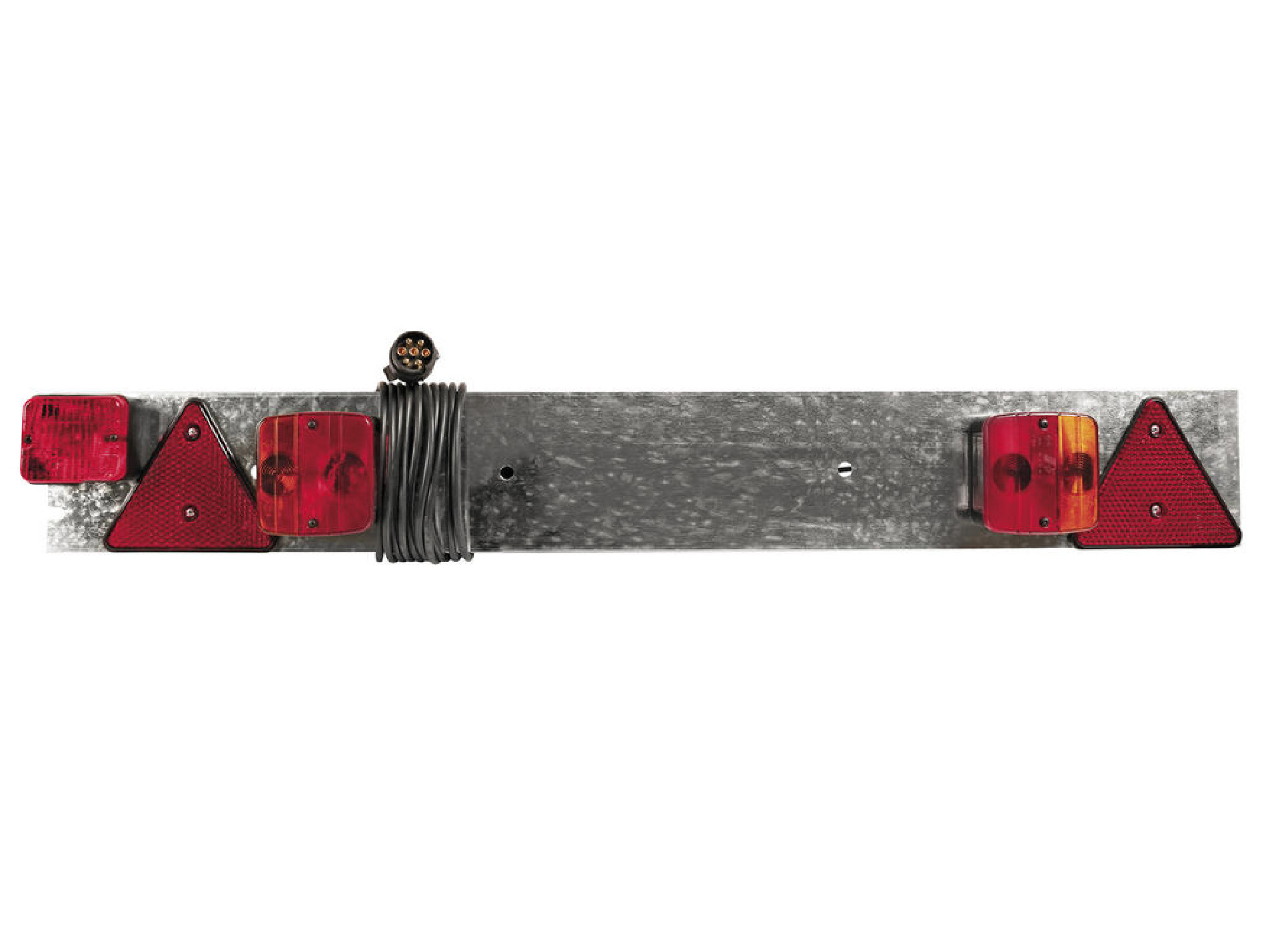 Plaque de signalisation métal TURBOCAR L.1,05m avec câble L.4m