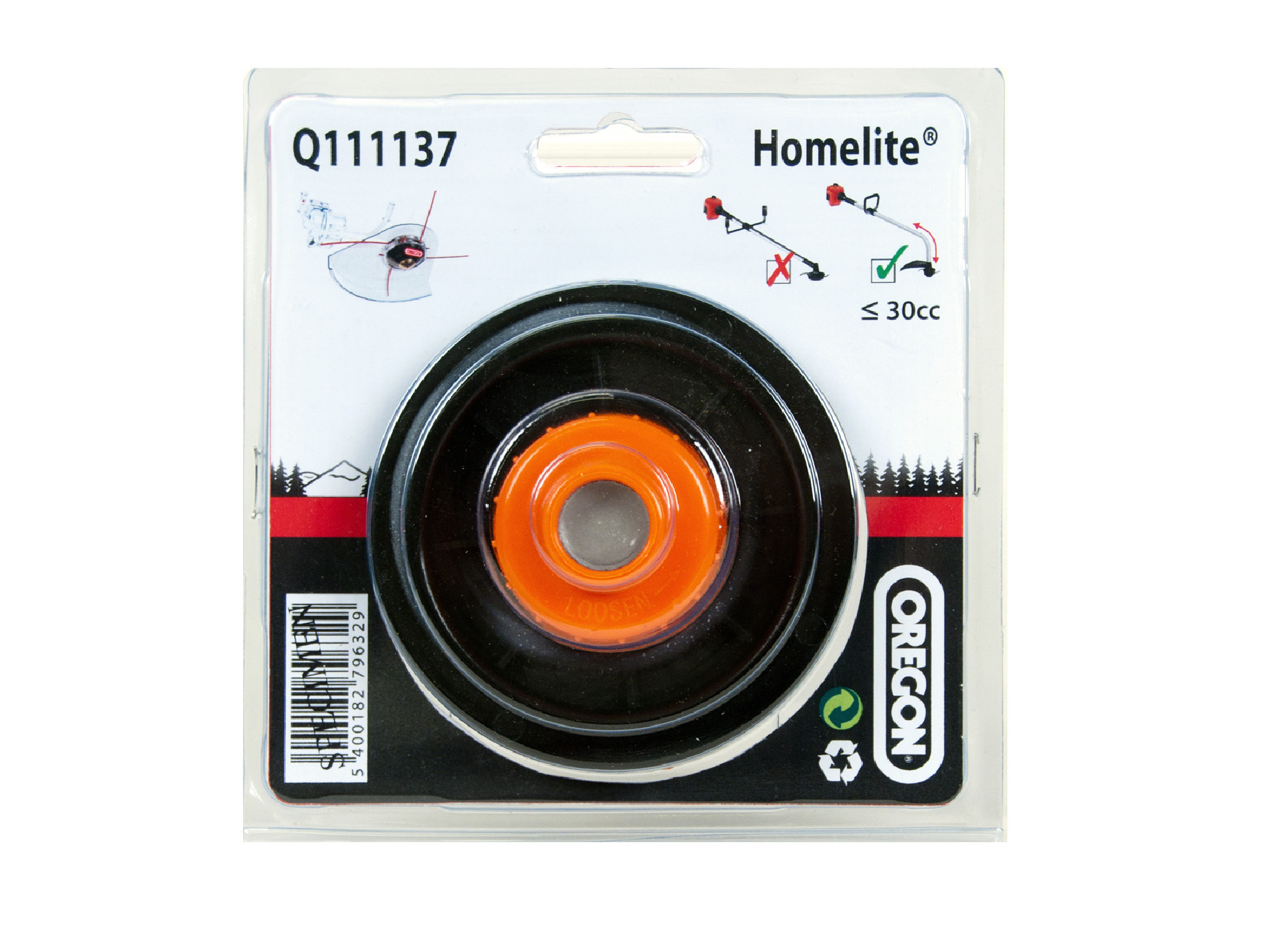 Tête de coupe mini Tap & Go OREGON pour coupe-bordures Homelite