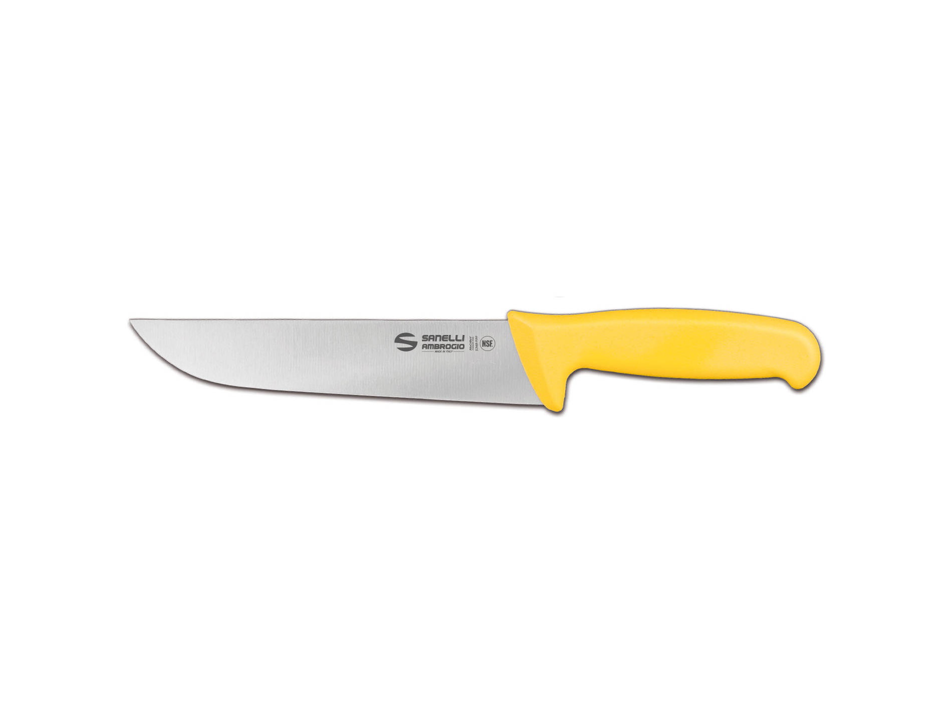 Couteau de boucher 20cm jaune