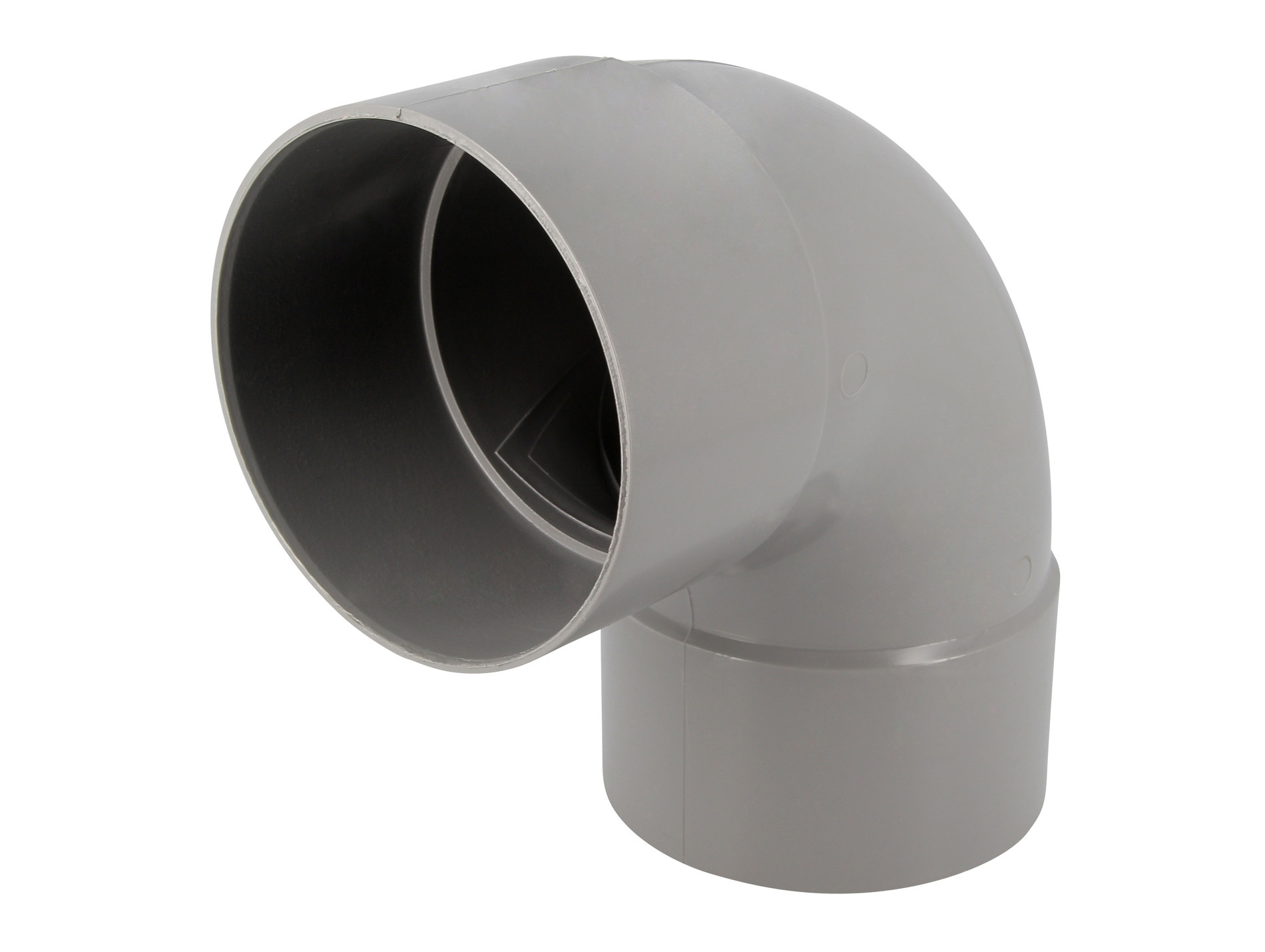 Coude pour évacuation PVC GIRPI Ø125mm 87°30 Femelle-Femelle