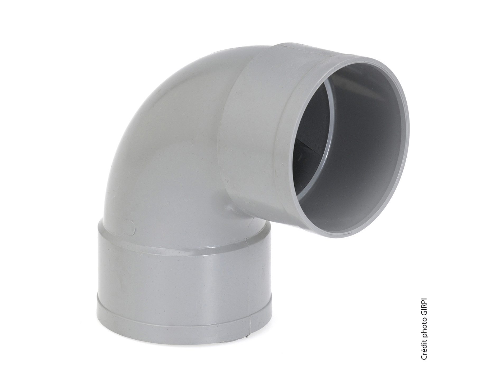 Coude pour évacuation PVC GIRPI Ø32mm 87°30 Femelle-Femelle