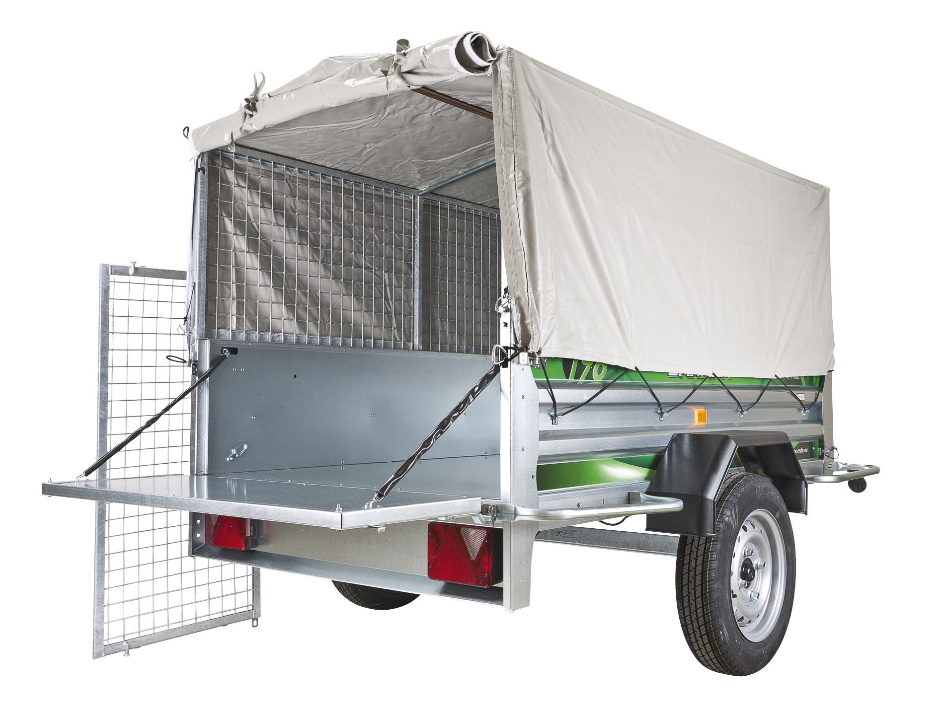 Bâche réhausses grillagées pour modèle DAXARA168